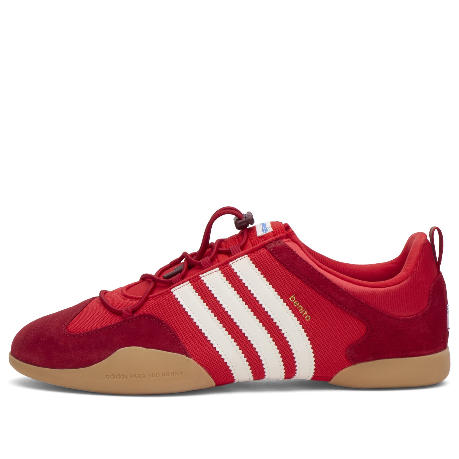Adidas x Bad Bunny Ballerina Sneaker in Vivid Red/Chalk White/Power Red, Size UK 6.5 
