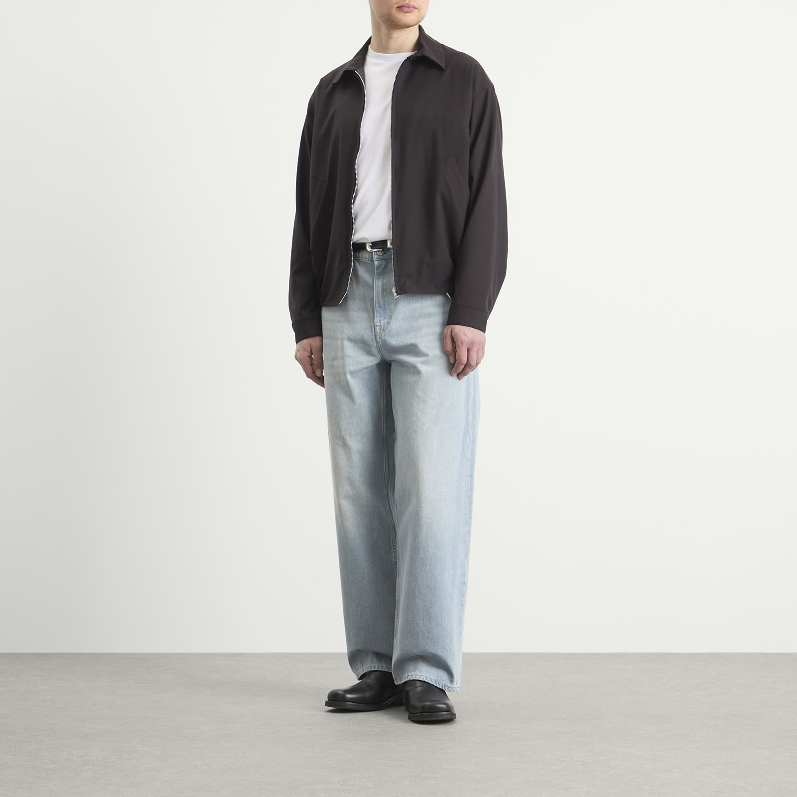 ジャケット・アウター KAPTAIN SUNSHINE Wool Poplin Zip Blouson Wool Poplin Zip Blouson | 캡틴선샤인 | FETCHING