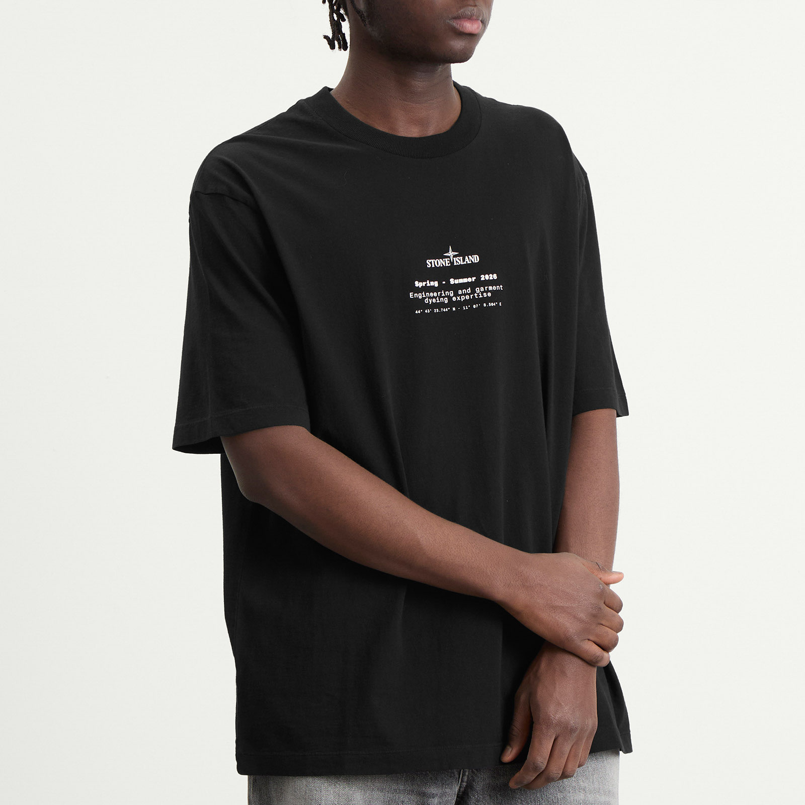 Stone Island Men's Stone T-Shirt Black | L1S152100001-S0285-V0029