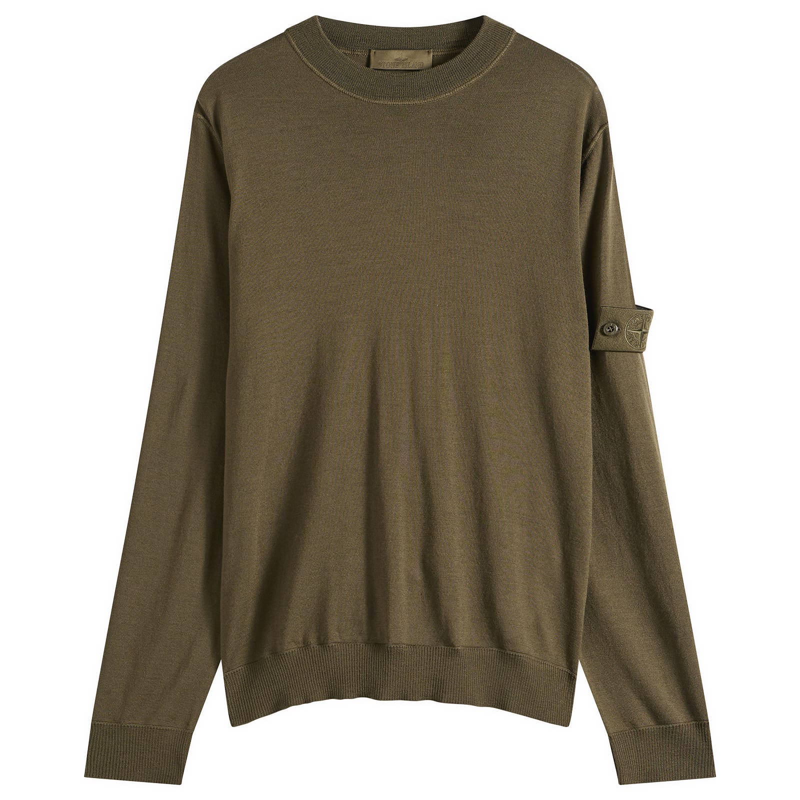 Stone Island Men's Ghost Light Pure Wool Jumper Military Green