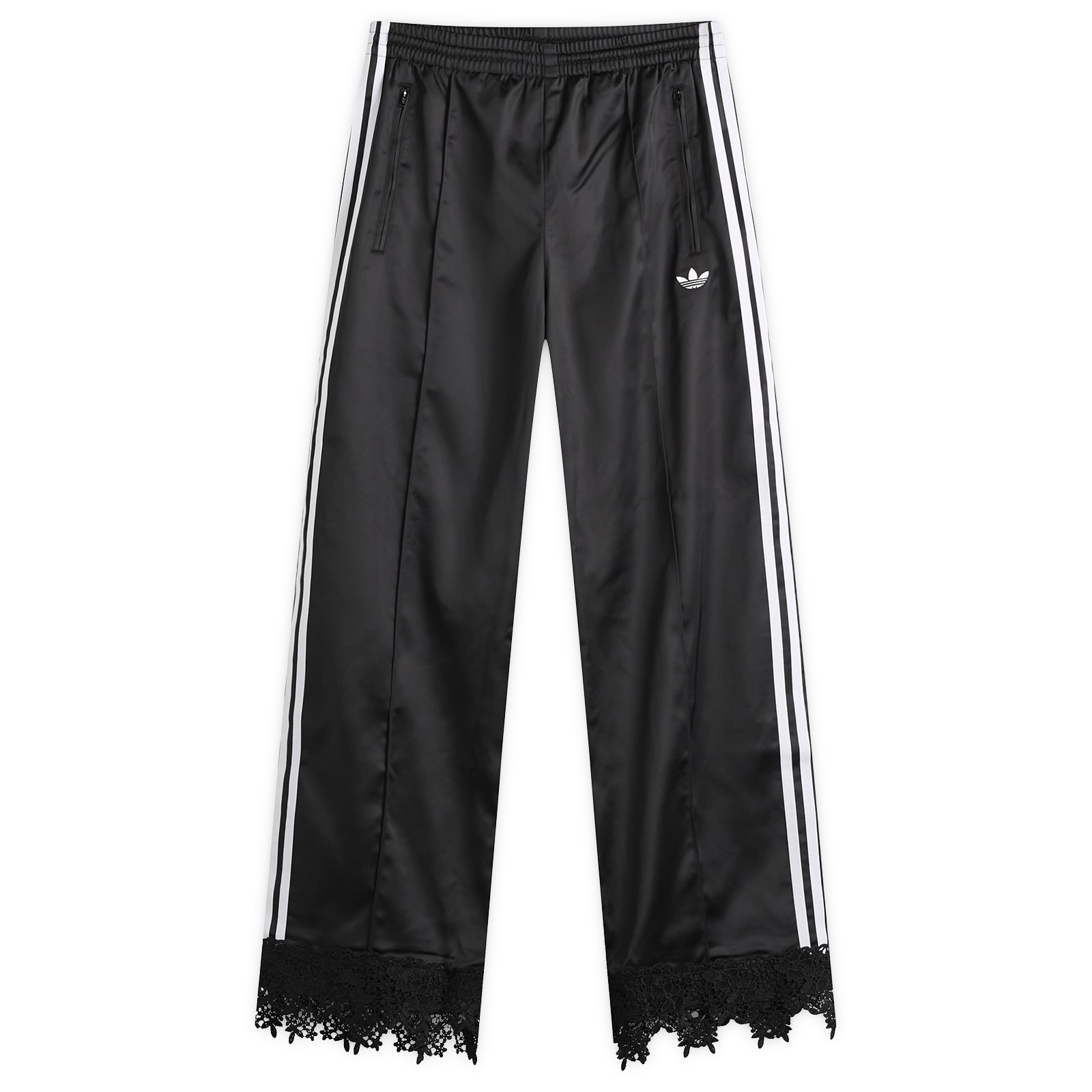 Adidas Women's Firebird Satin Lace Track Pant Black