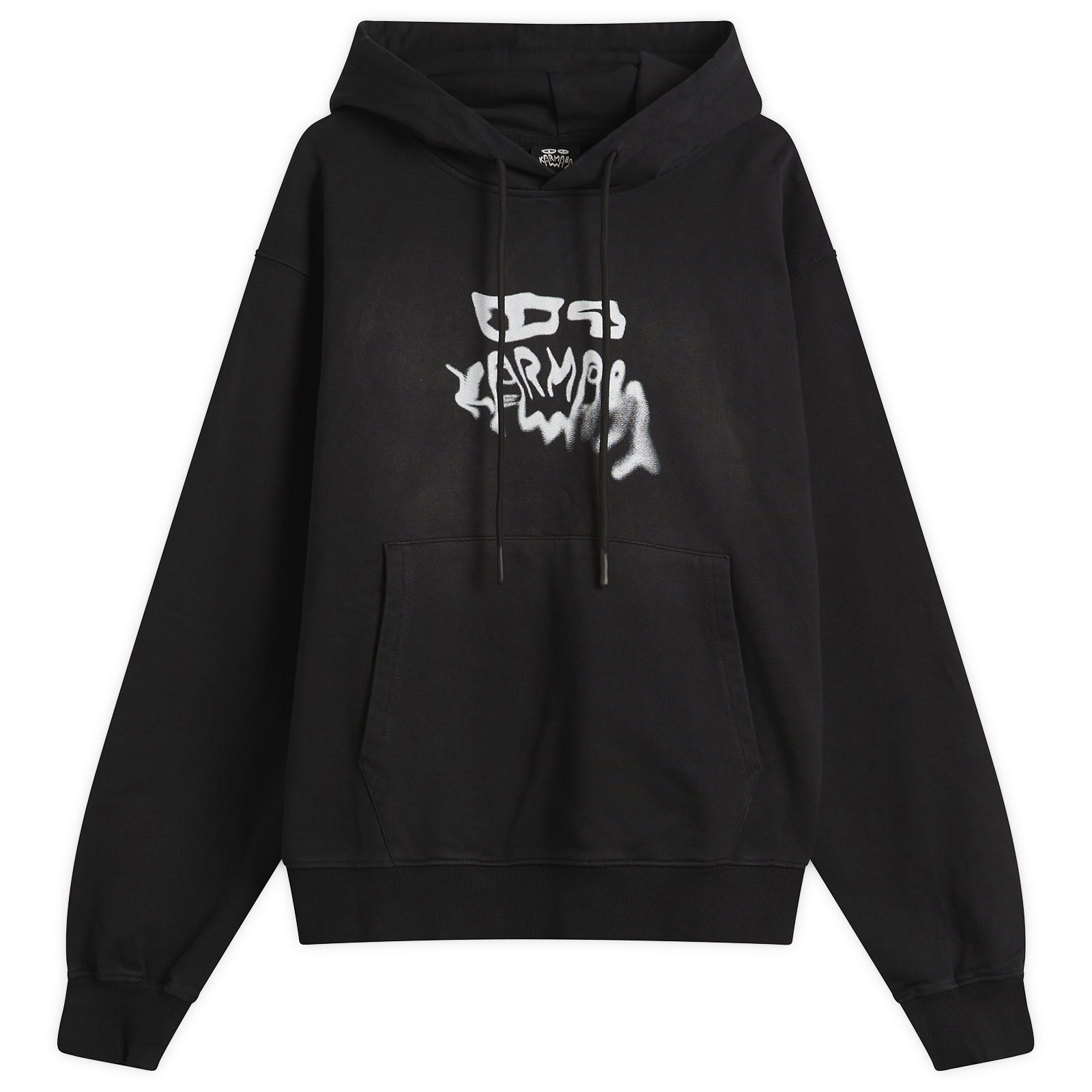 Karma8a Men’s Chalk Logo Hoodie Black