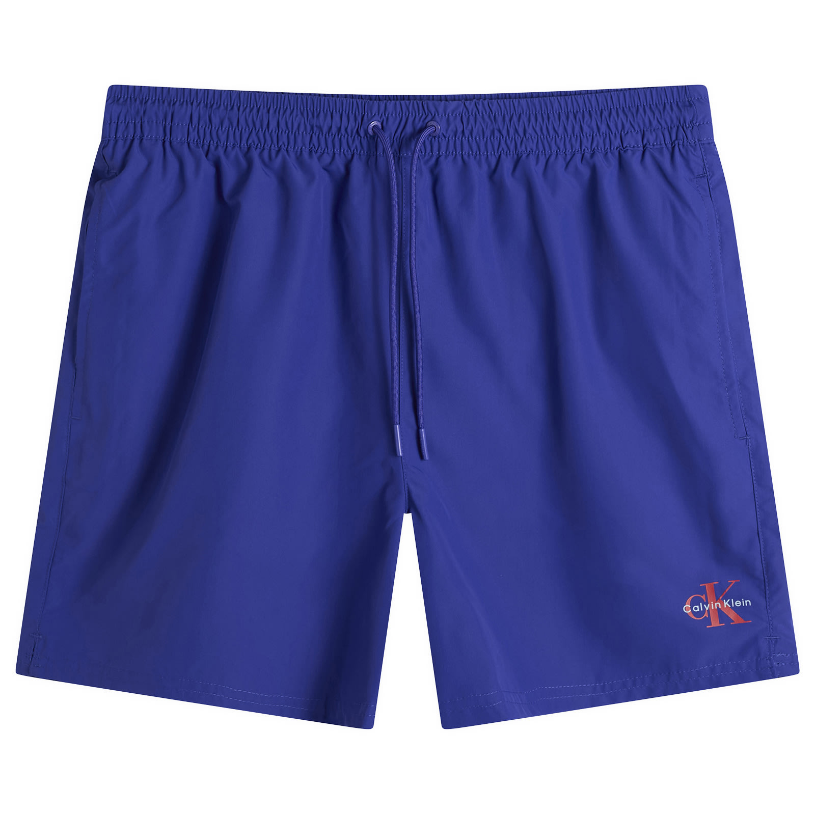 Calvin Klein Men’s Medium Drawstring Swim Shorts Blue River Fog