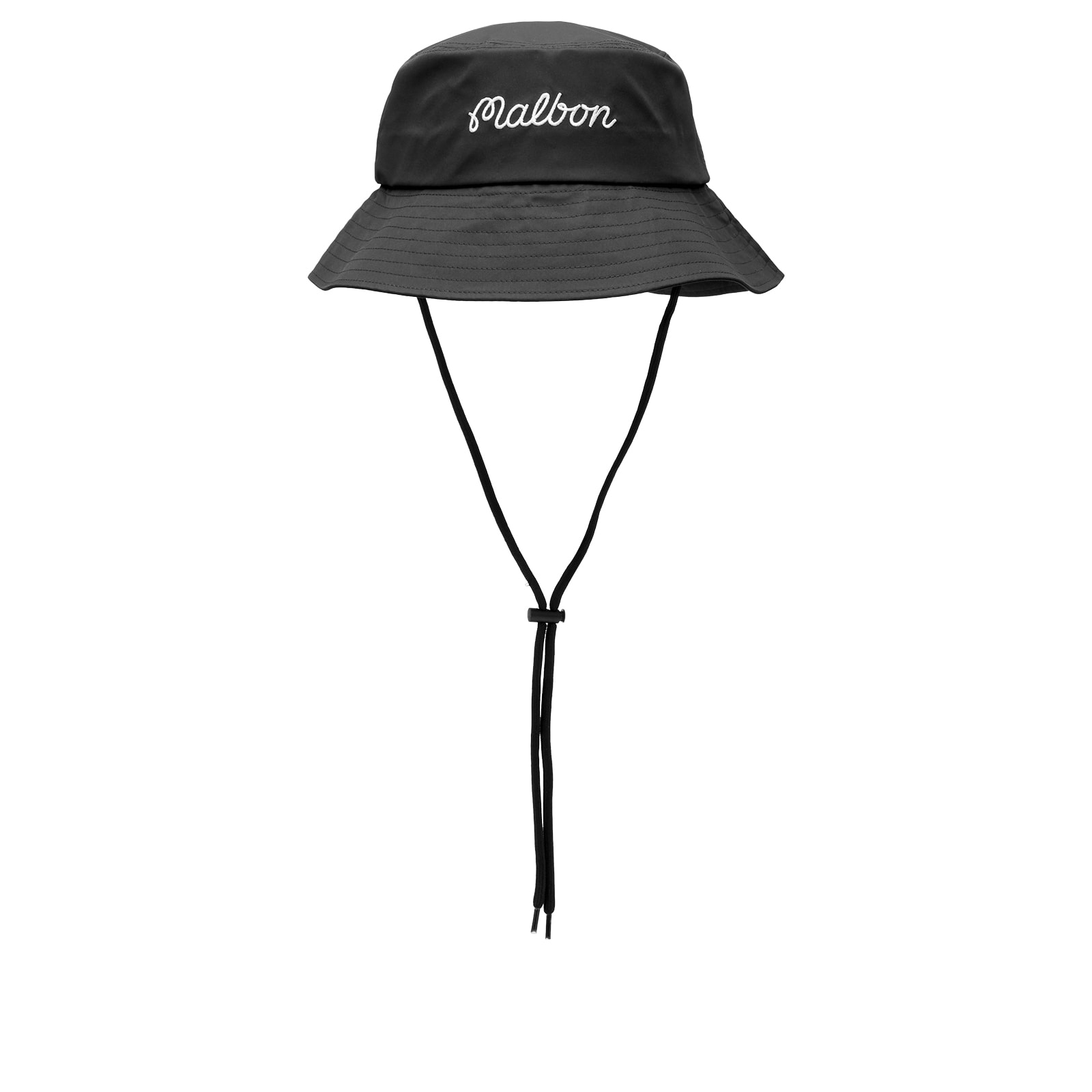 Malbon Men’s Logo Bucket Hat Black