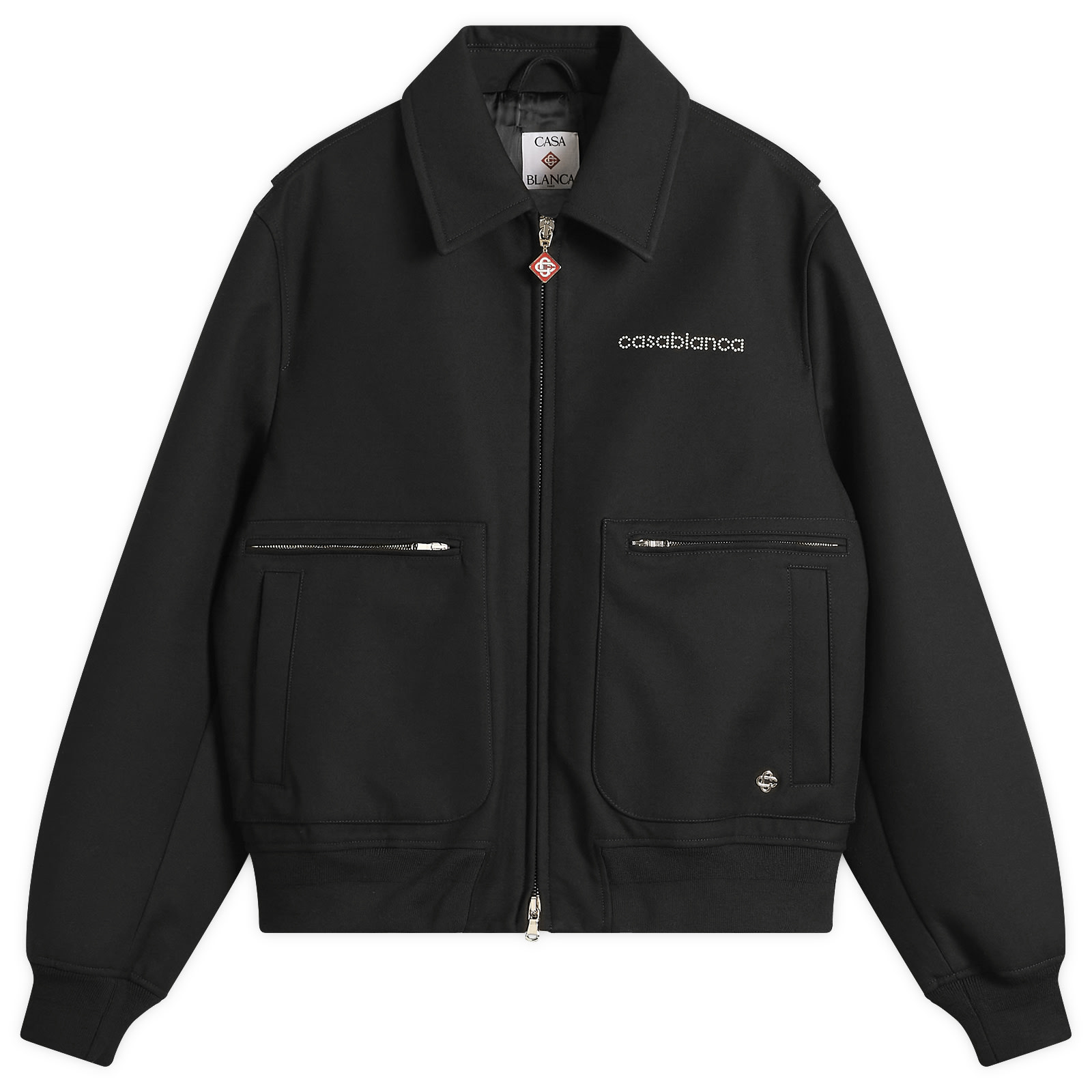 Casablanca Men’s Black Wool Blouson