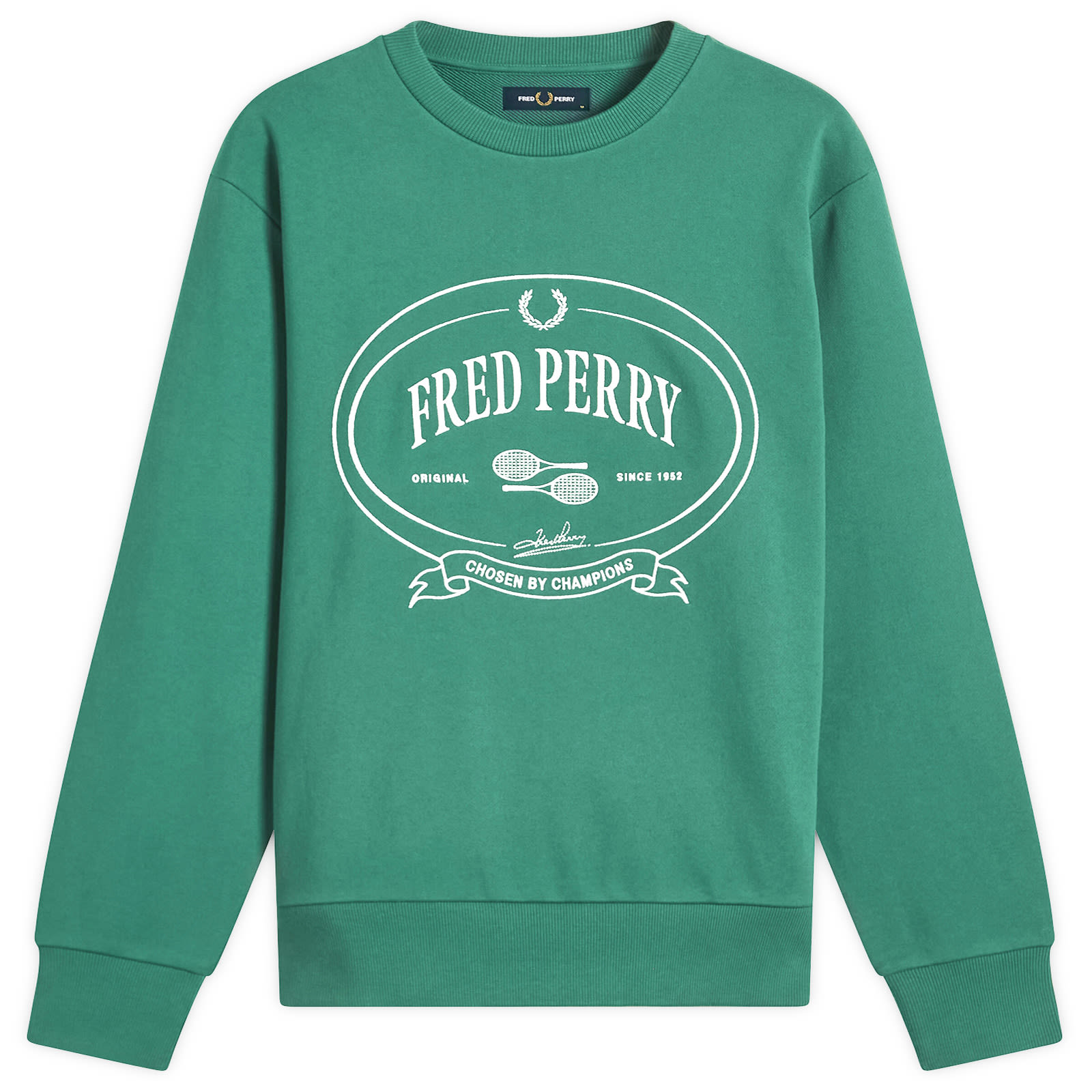 Fred Perry Men’s Chosen By Champions Sweatshirt Sport Green