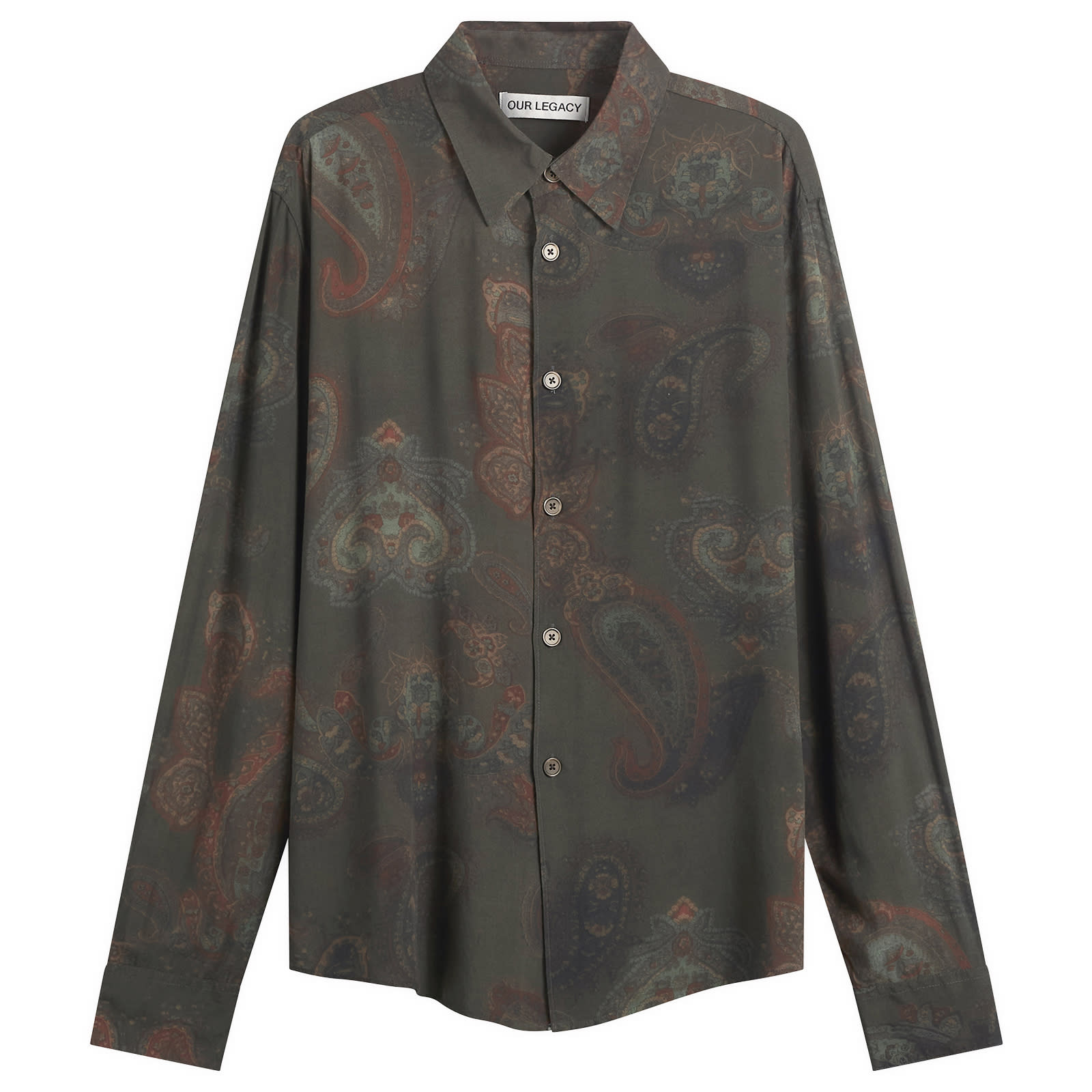 Our Legacy Men's Borrowed Shirt Iowa Flannel Check - Curated Menswear