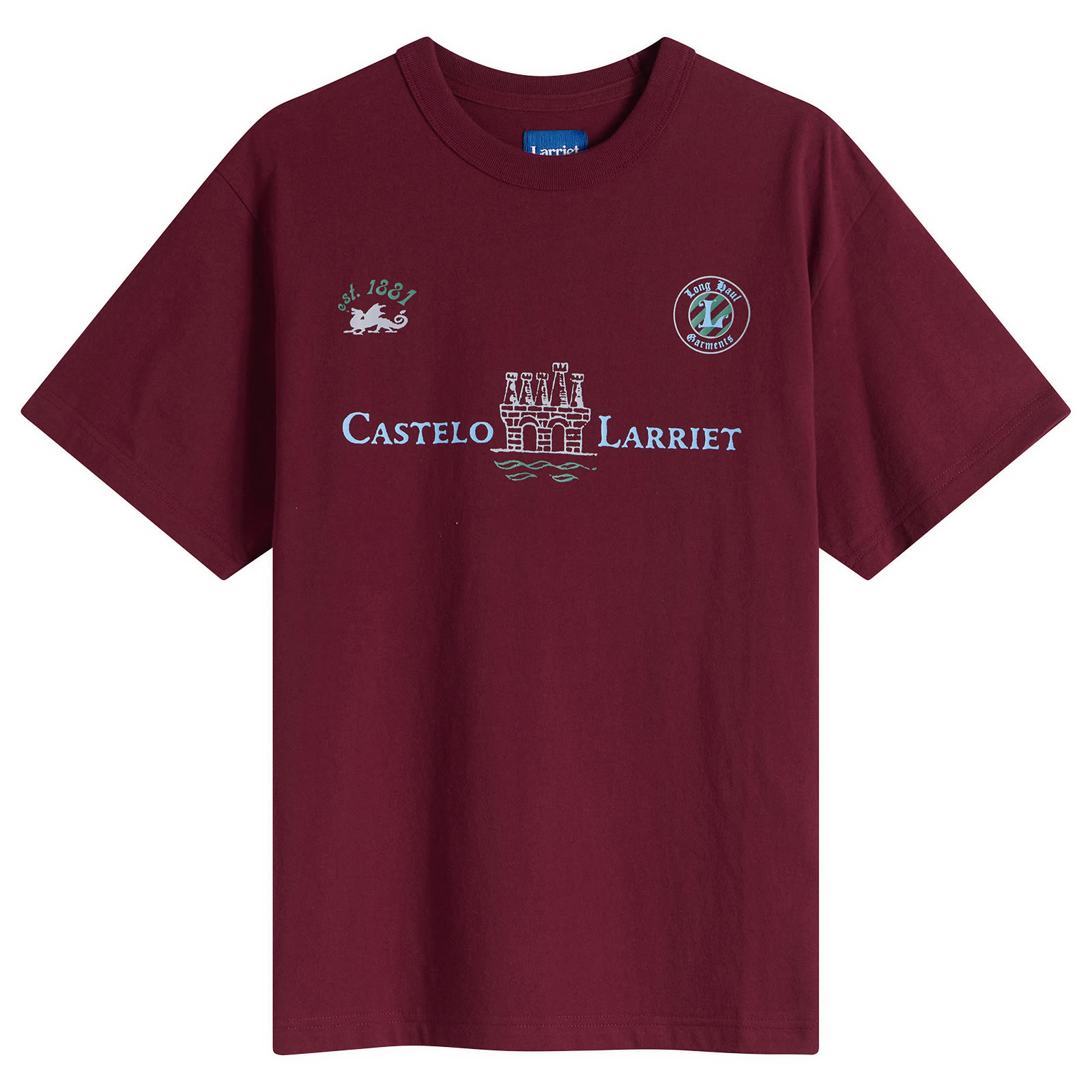 Larriet Men’s Castelo T-Shirt Maroon