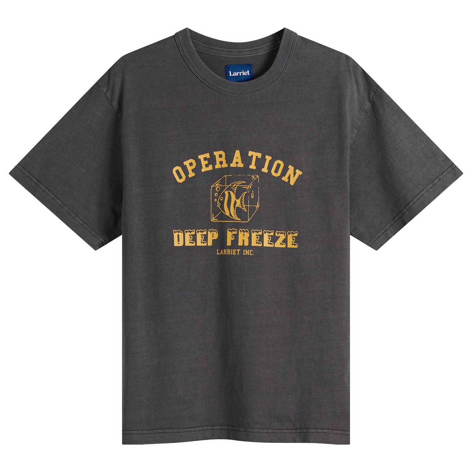 Larriet — Larriet Men's Deep Freeze T-Shirt in Black, Size Small