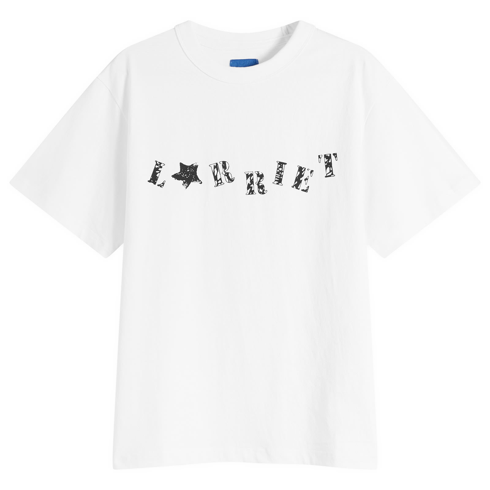 Larriet Men’s Stencil T-Shirt White/Black