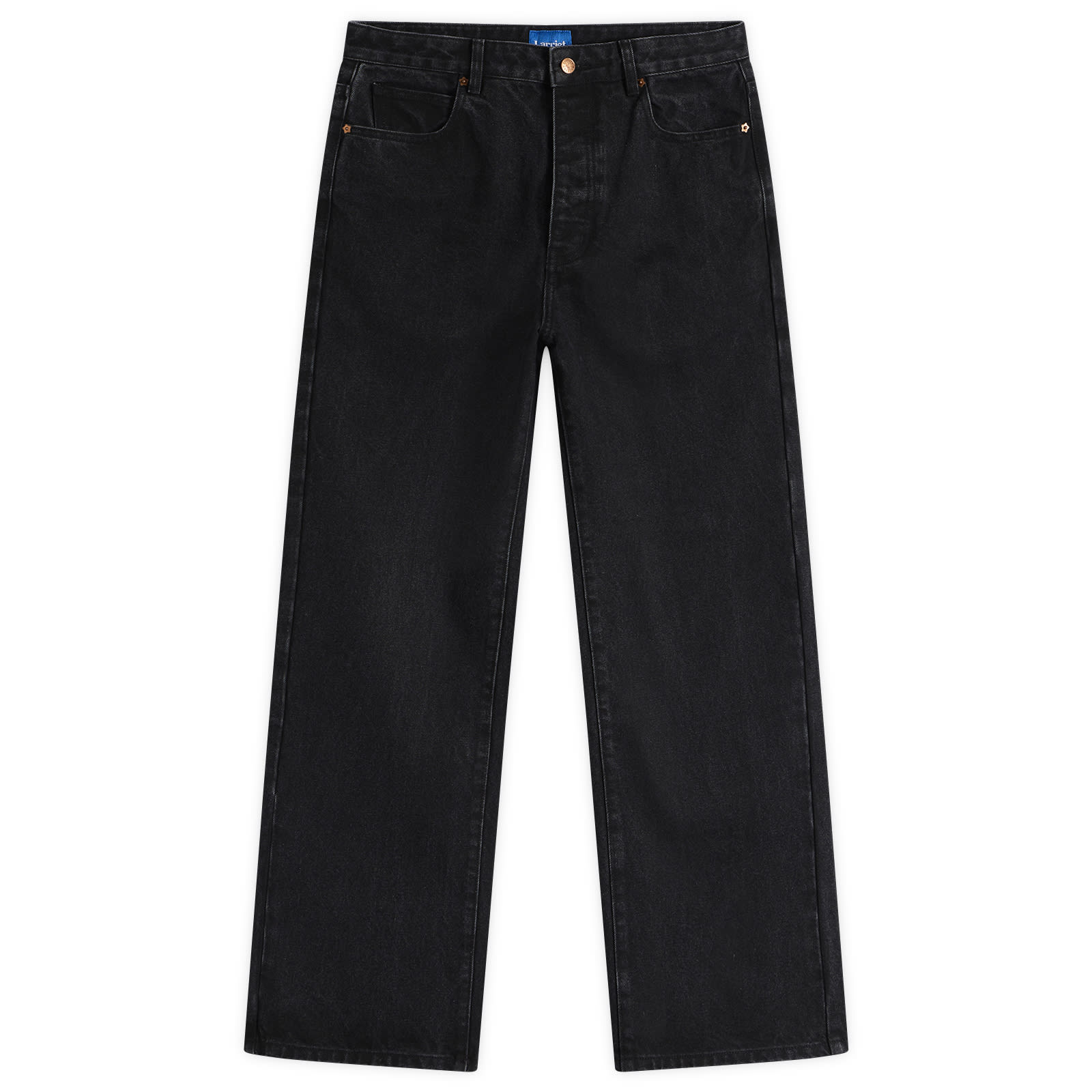 Larriet Men’s Walé Wide Leg Jean Black