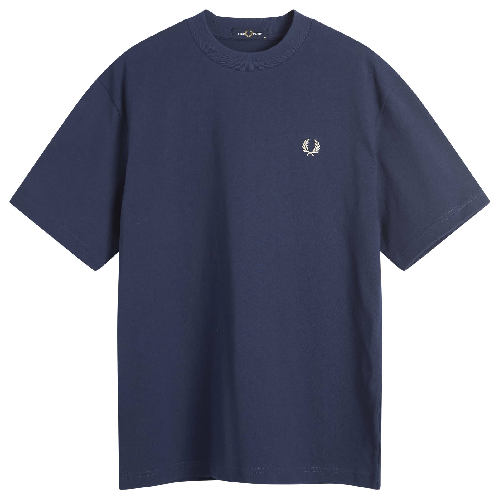 【FRED PERRY】 Embroidered Champion T-Shirt ★ Cotton 100% Fred Perry Embroidered Champion T-Shirt Tennis Blue | END. (US)