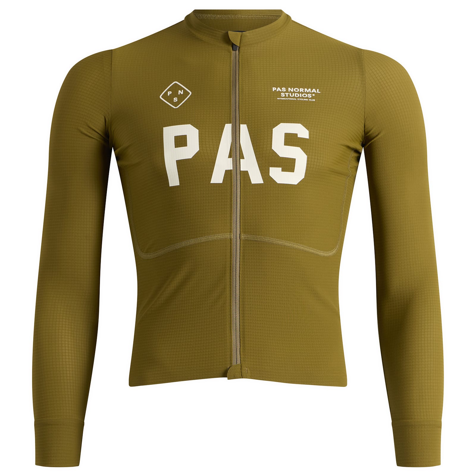 Pas Normal Studios Men’s PAS Mechanism Pro Long Sleeve Jersey Khaki Green