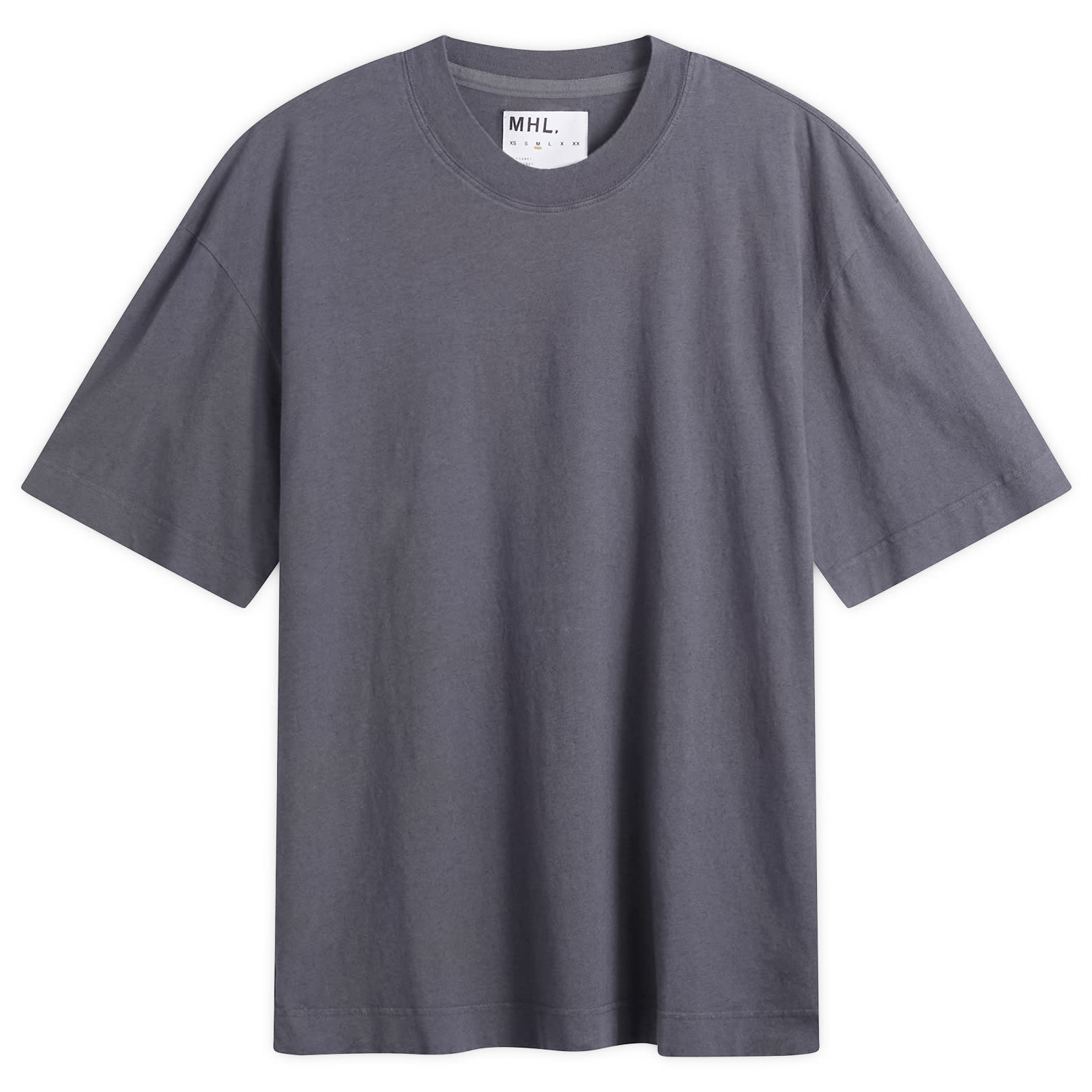 MHL by Margaret Howell Men’s Simple T-Shirt Slate Blue