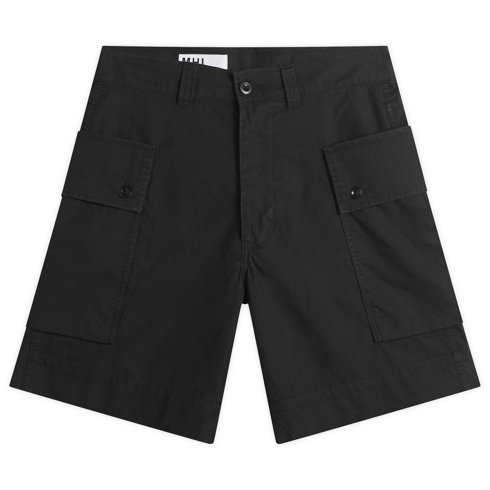 MHL by Margaret Howell Men’s Cargo Pocket Shorts Black