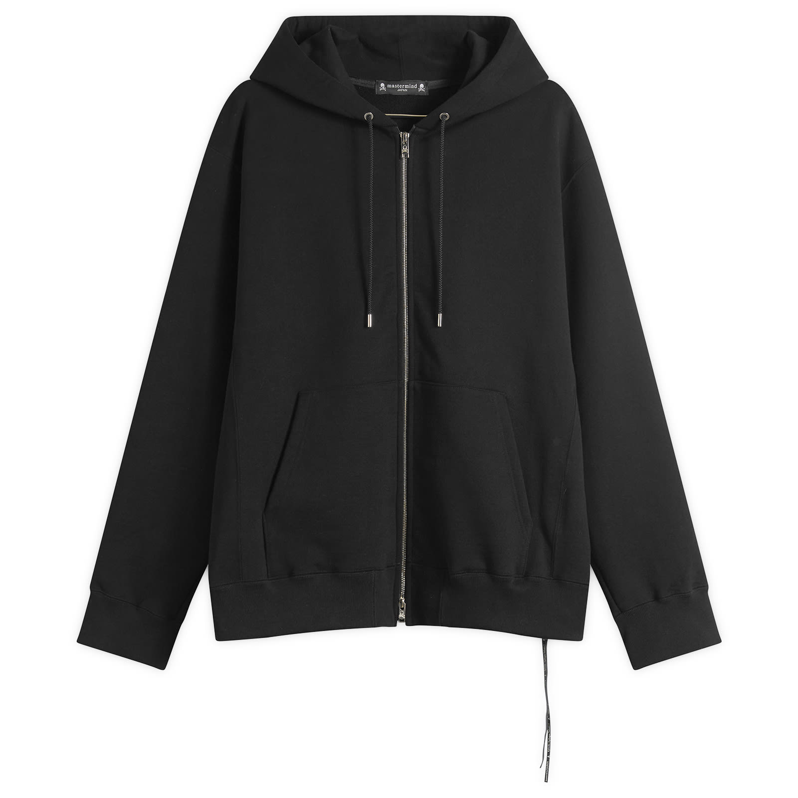 MASTERMIND WORLD Men’s OG Embroidery-Ish Zip-Up Hoodie Black