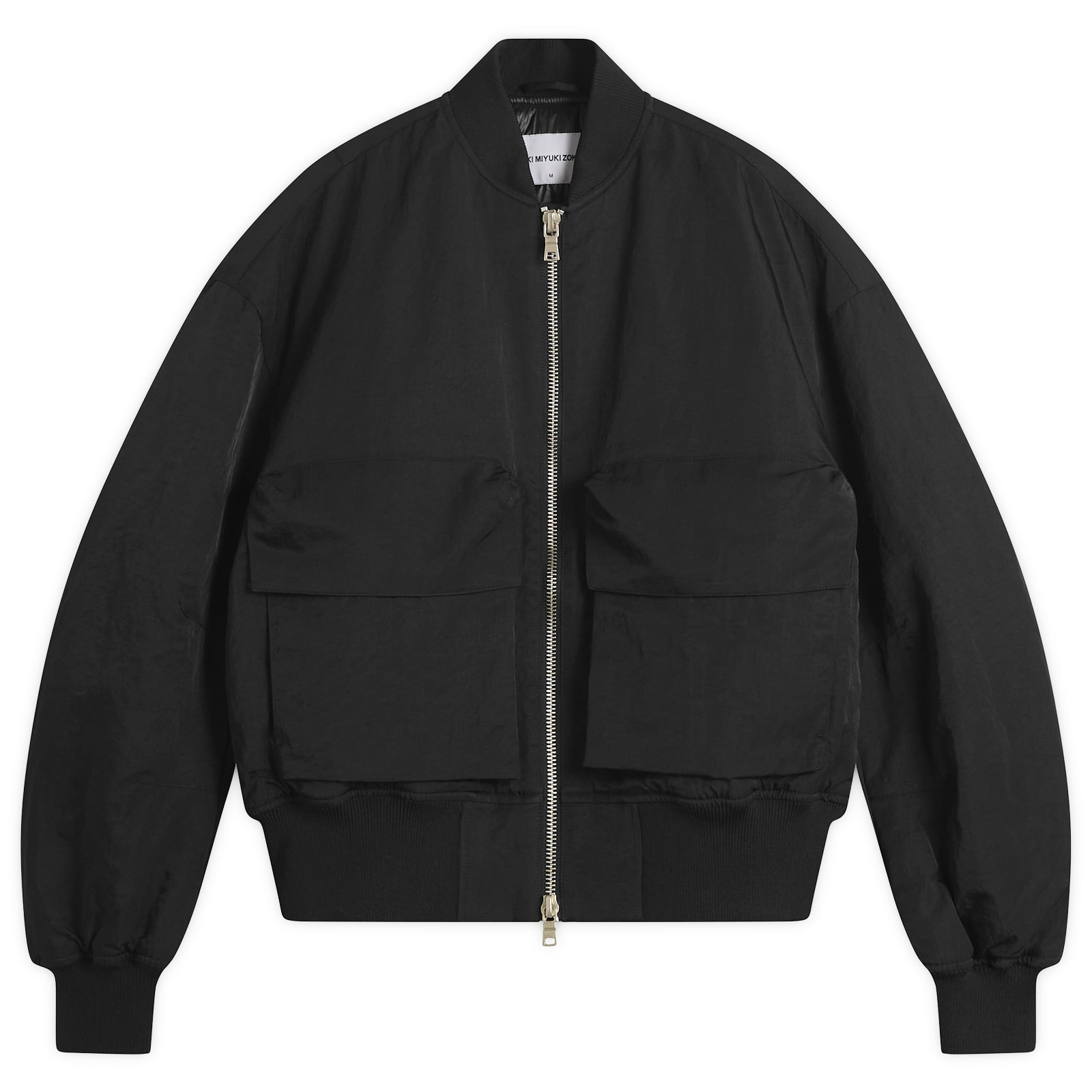 MKI Men’s Silky Nylon Bomber Black