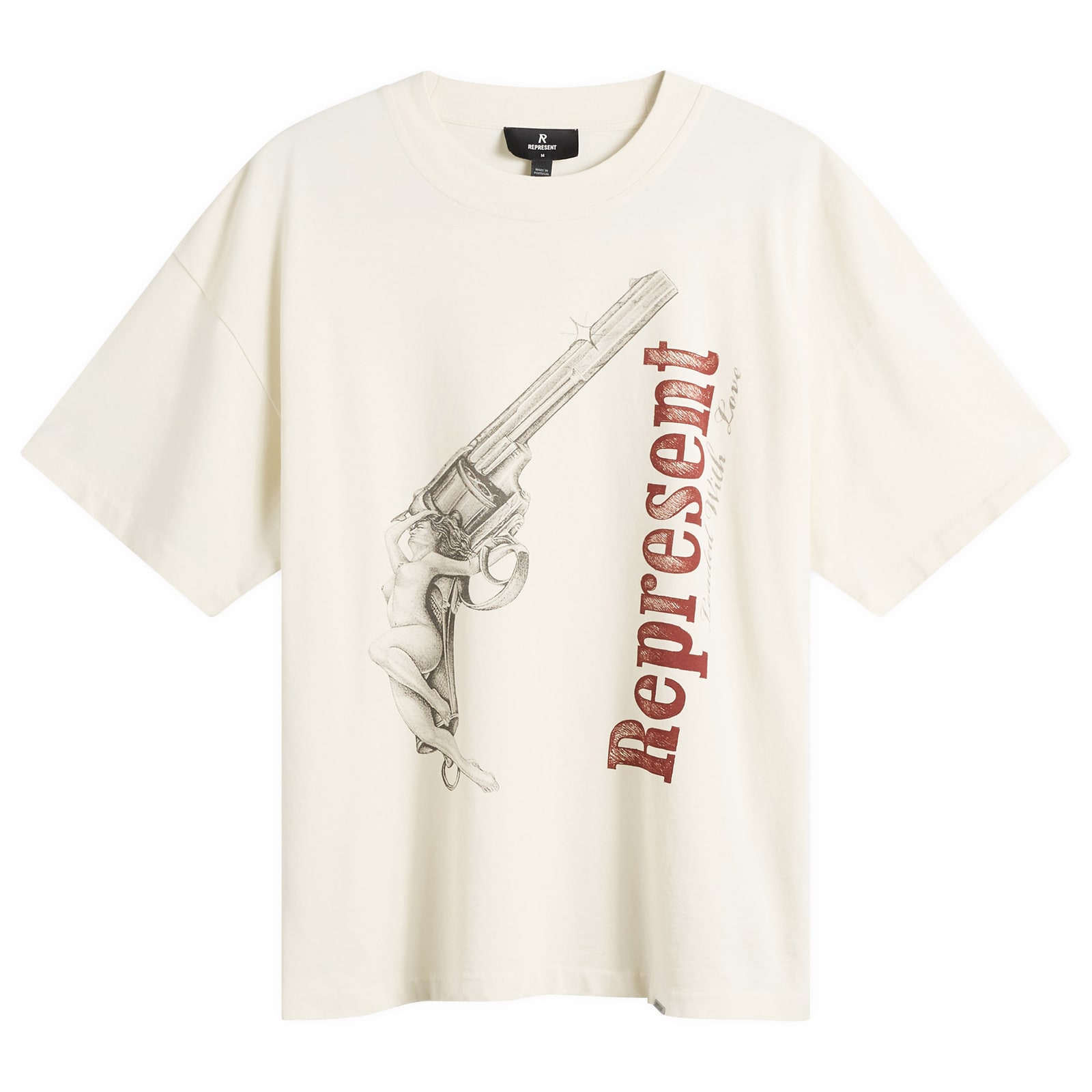 Represent Men’s Loaded With Love T-Shirt Buttercream