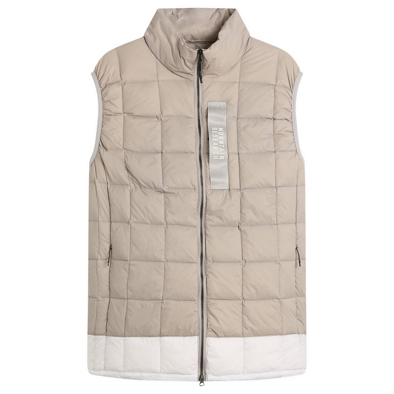Taion Men’s x Mountain Research Down Zip Vest Grey