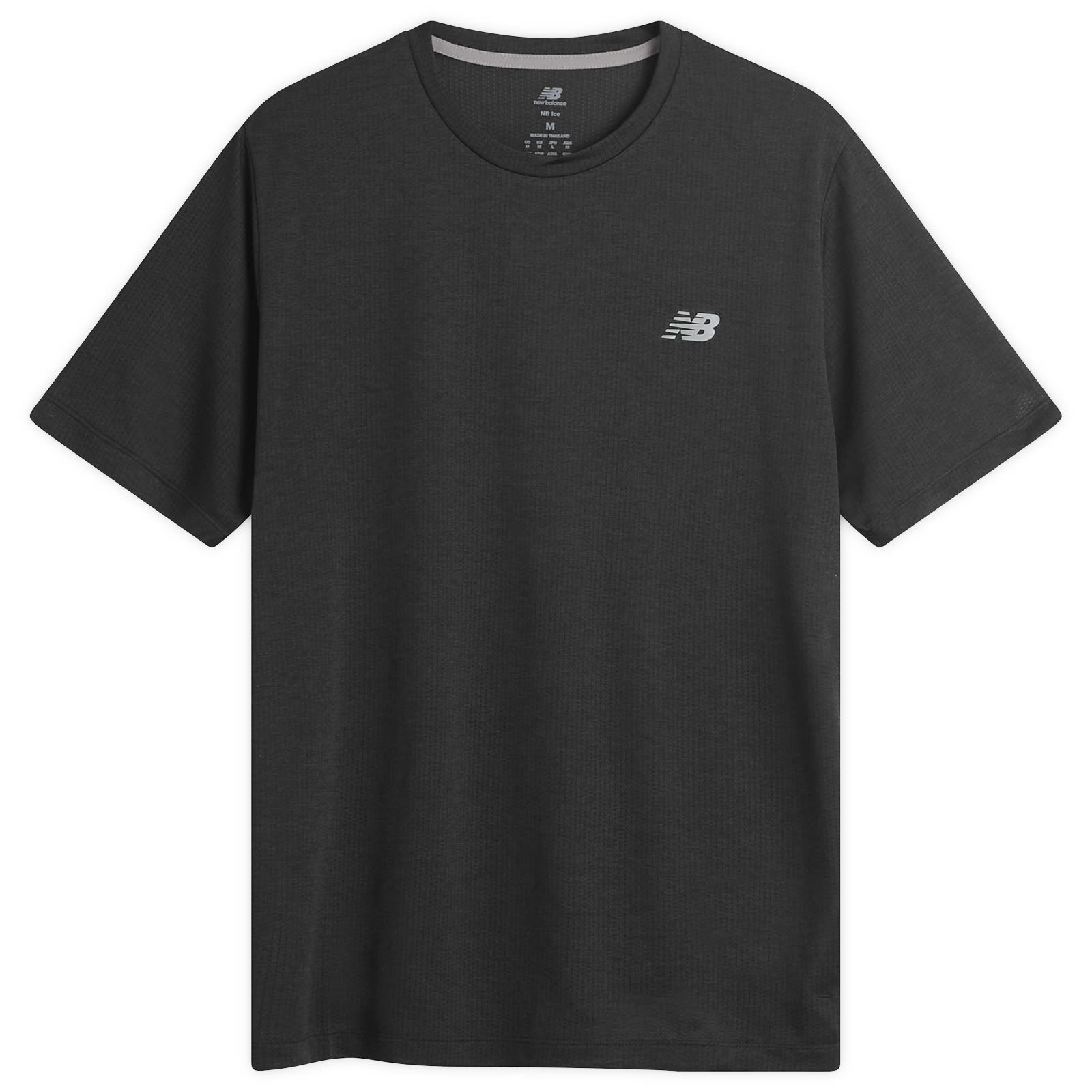 New Balance Running Men's Black New Balance Athletics T-Shirt