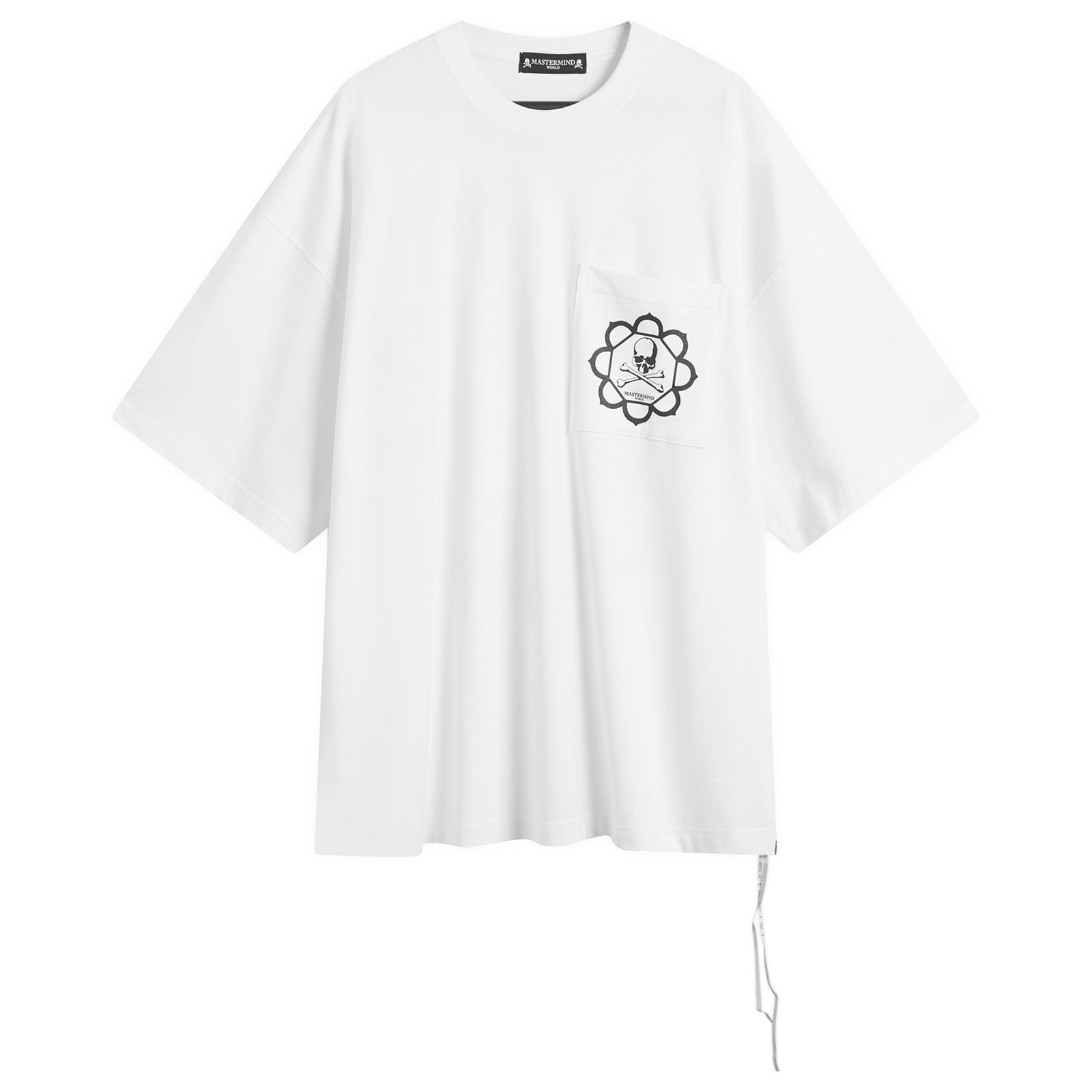 MASTERMIND WORLD Men’s Pocket Short Sleeve T-Shirt White