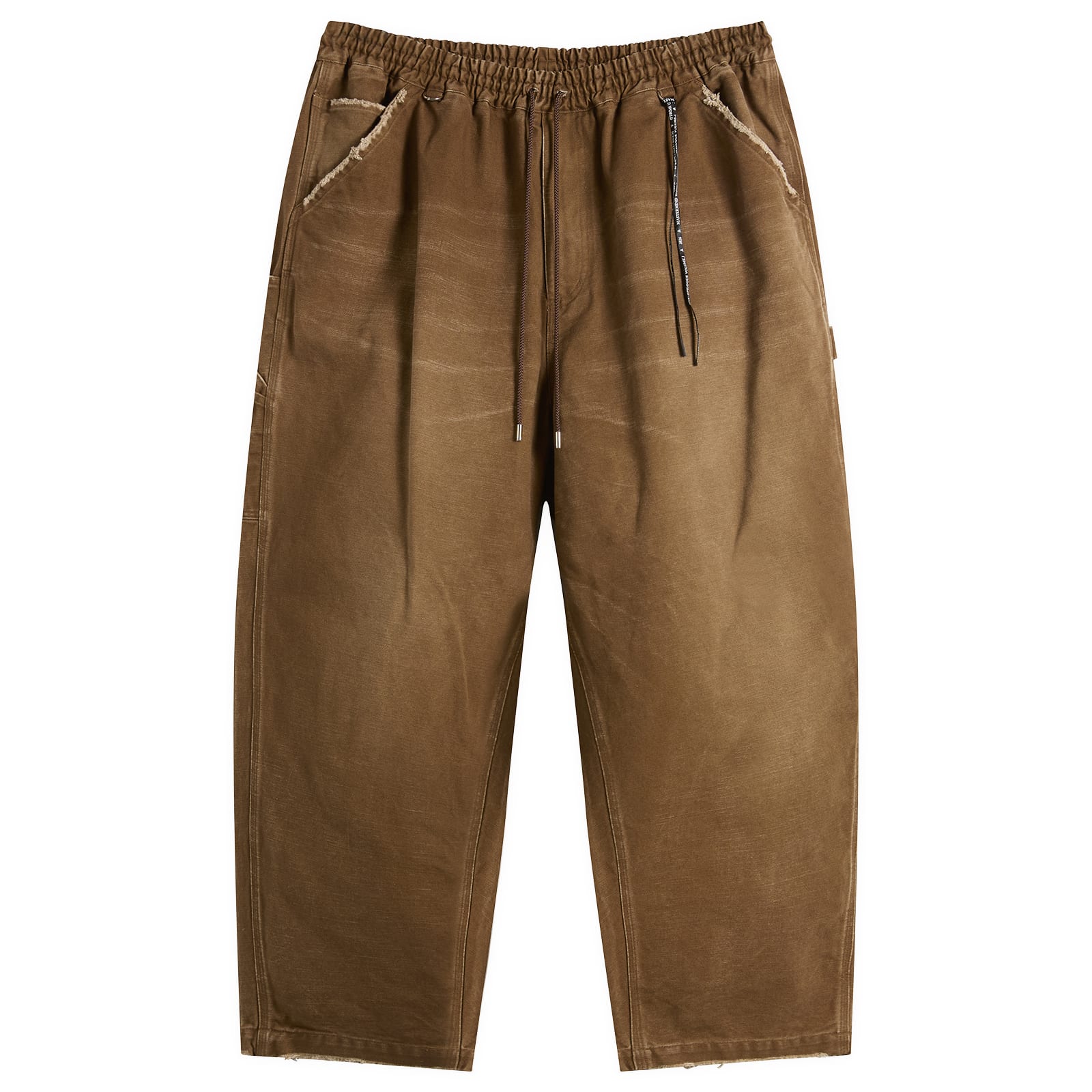 MASTERMIND WORLD Men’s Wide Fit Duck Painter Pants Dark Brown