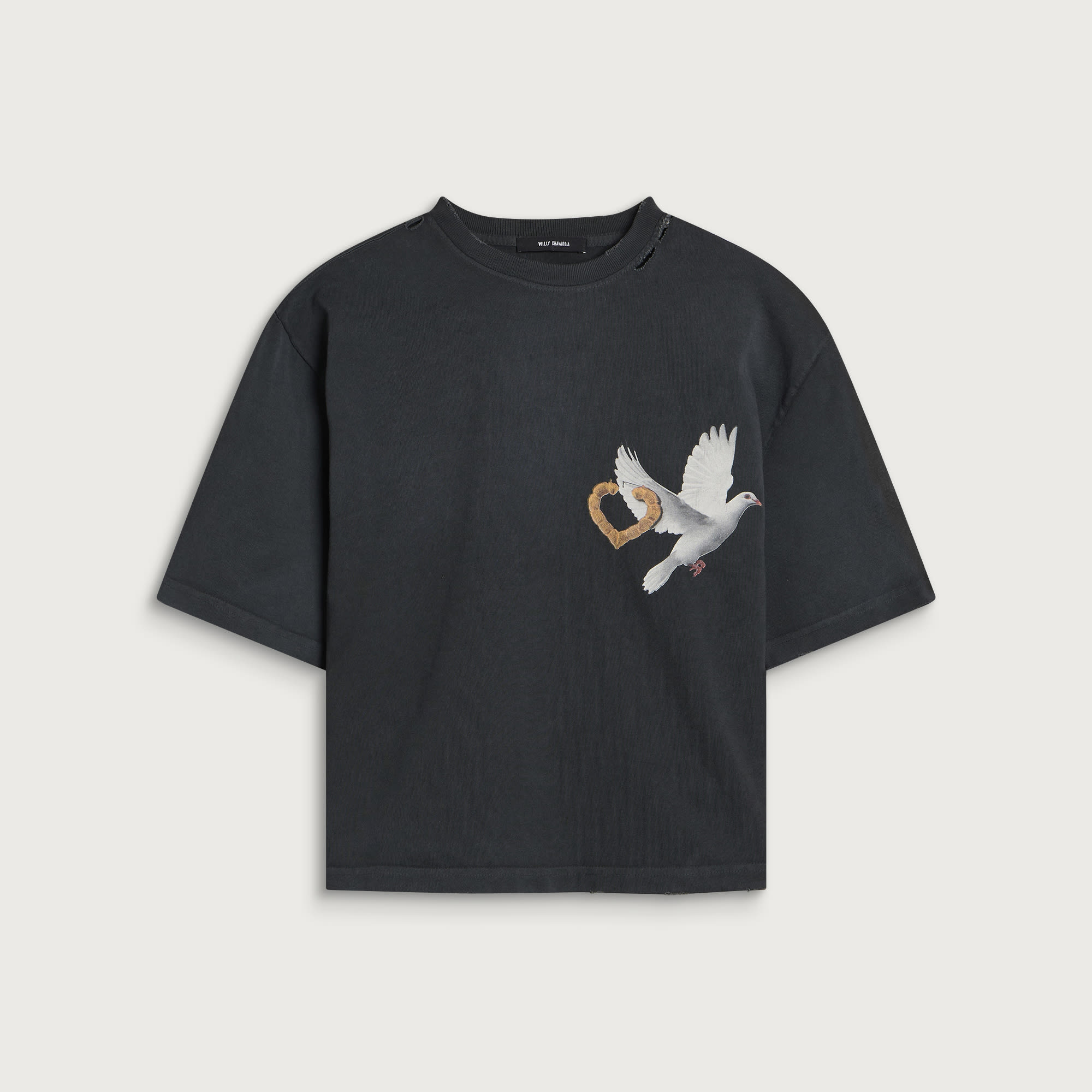 Willy Chavarria Women's El Movimiento Brava T-Shirt Pirate Black