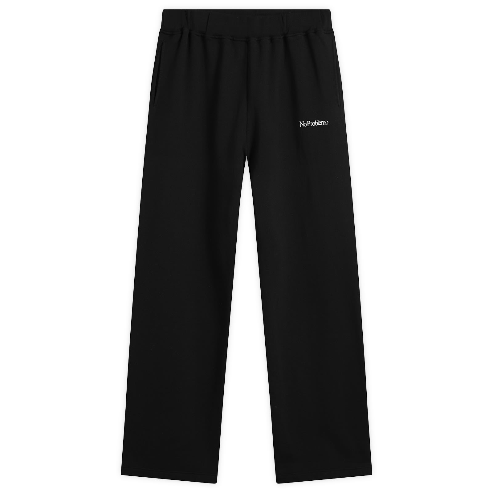 No Problemo — No Problemo Mini Problemo Straight Sweatpant in Black, Size X-Large