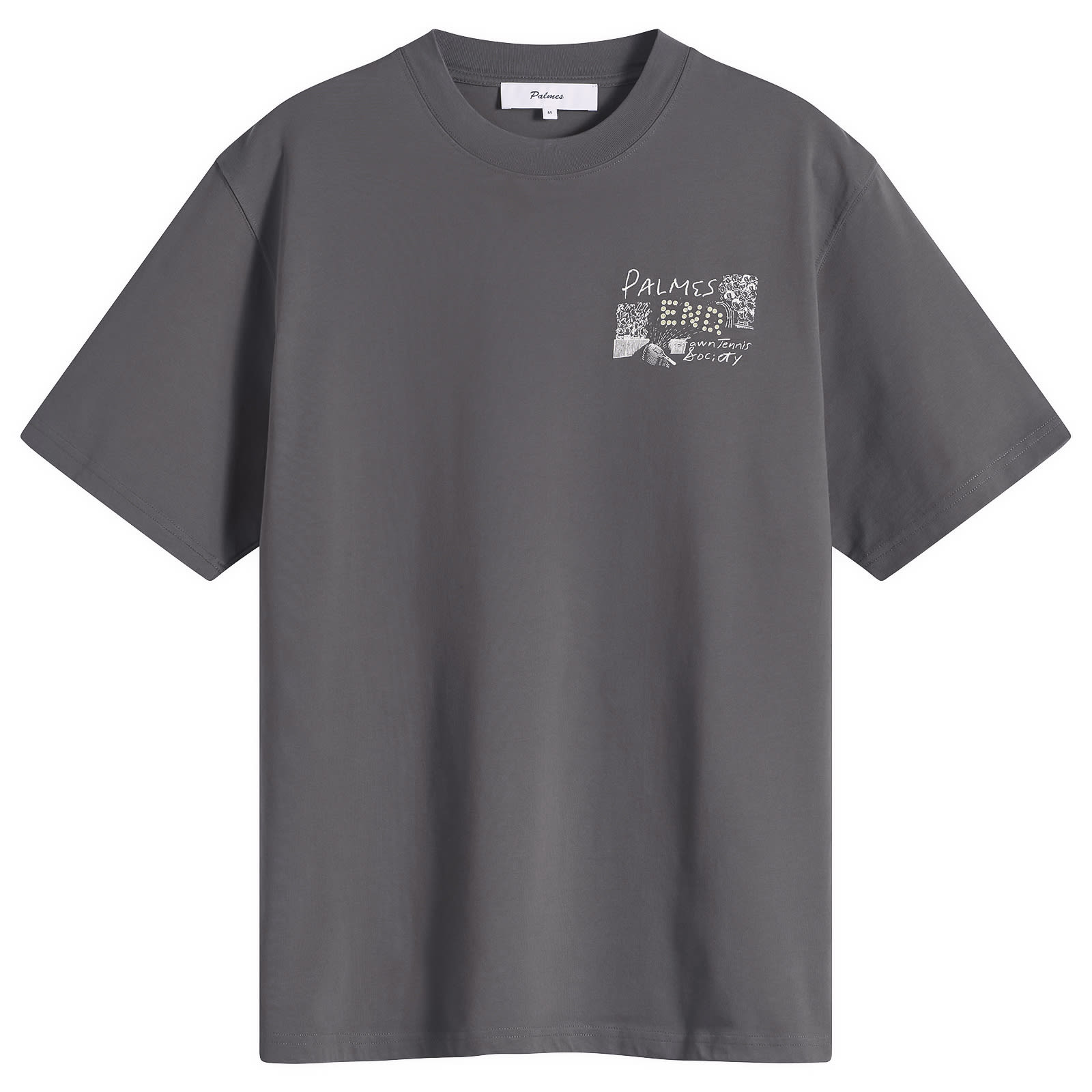 Palmes Men’s x END. Scene T-Shirt Charcoal