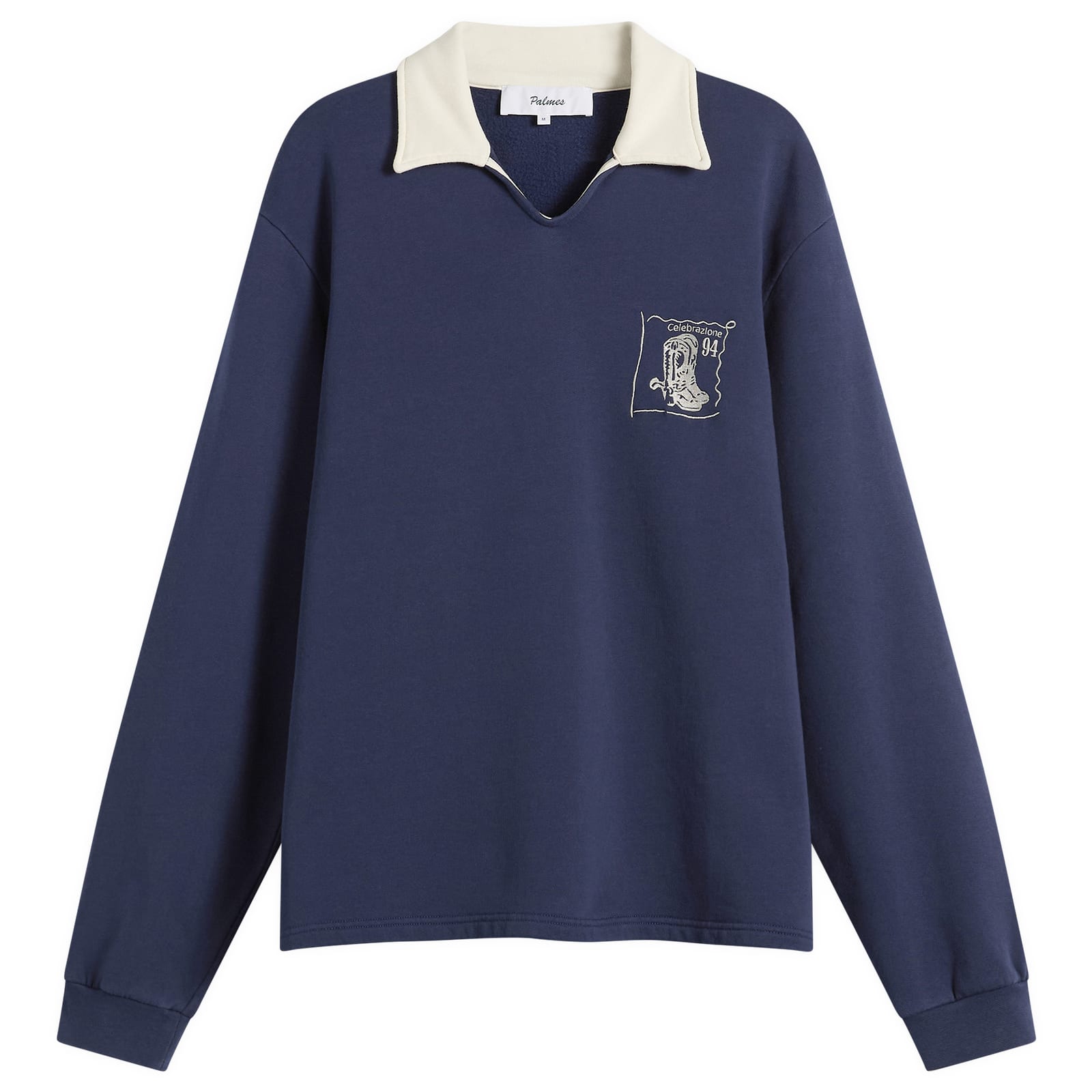 Palmes Men’s Boot Open Rugby Shirt Navy