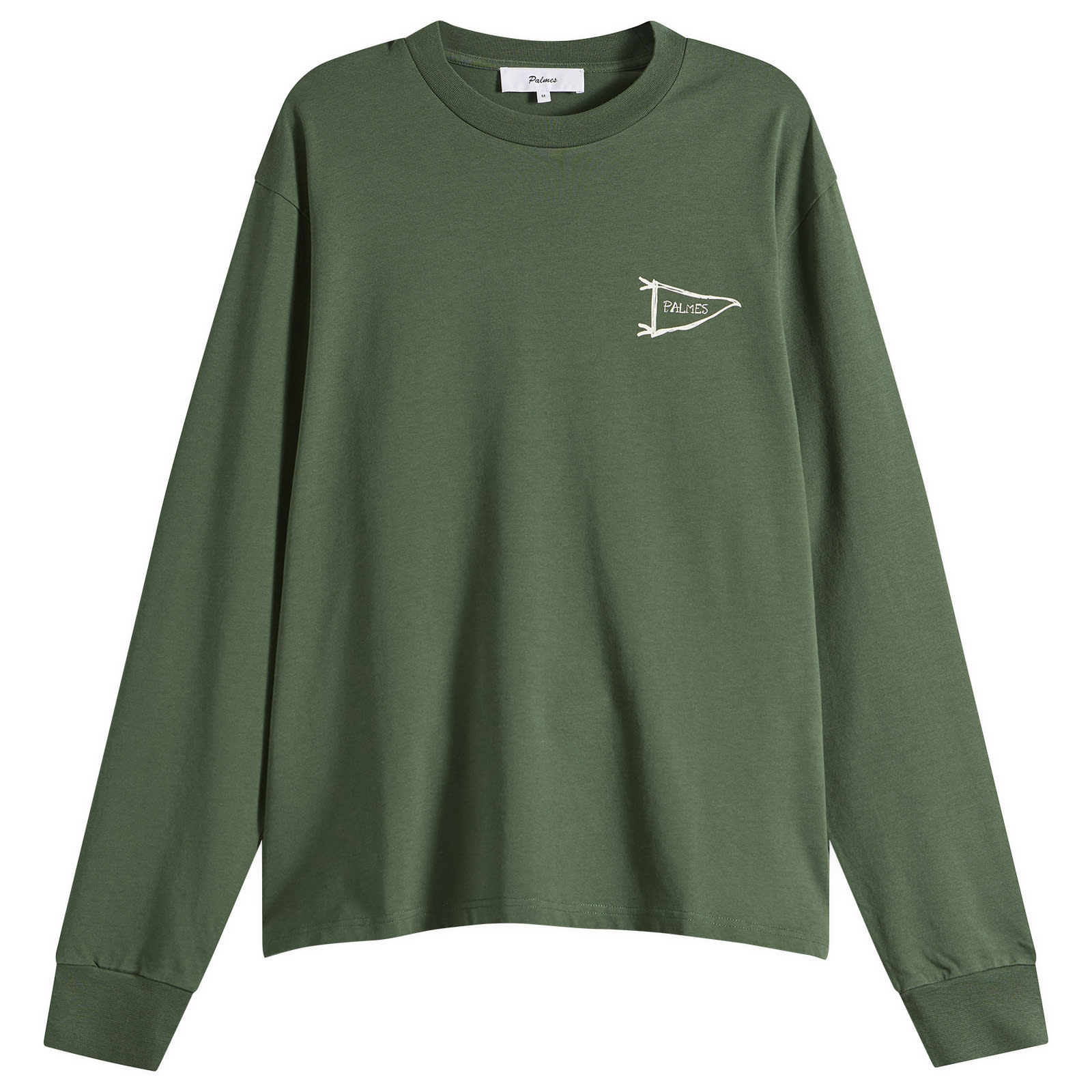 Palmes Men’s Pennant Longsleeve T-Shirt Green