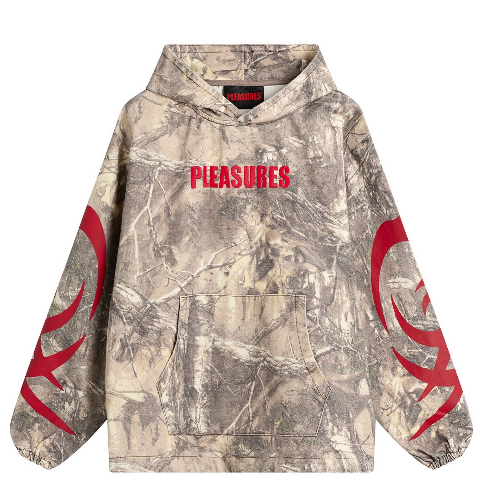 Pleasures Men’s Hunt Canvas Hoodie Camo