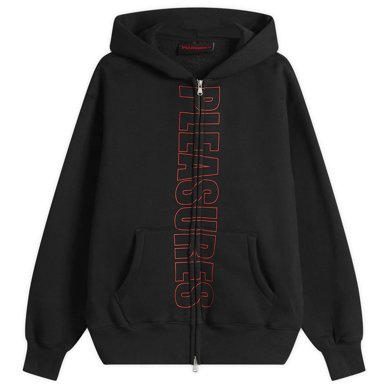 Pleasures Men’s Impact Zip Hoodie Black