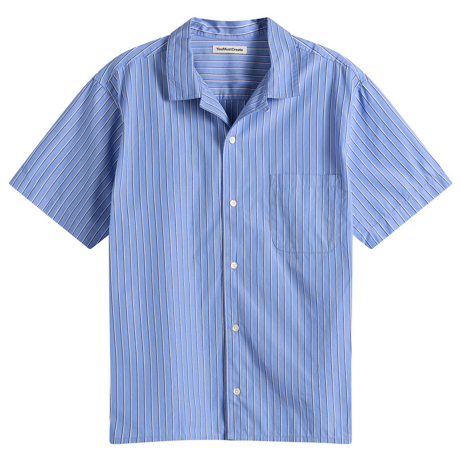 YMC Men’s Malick Shirt Blue Multi