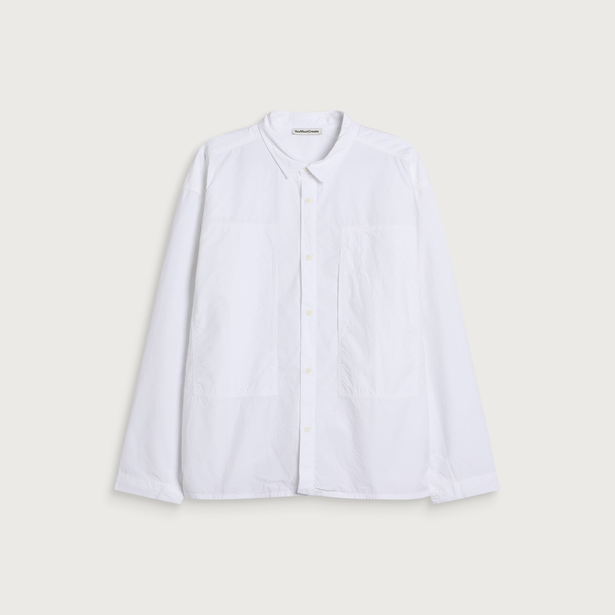 YMC Men’s Trapper Shirt White