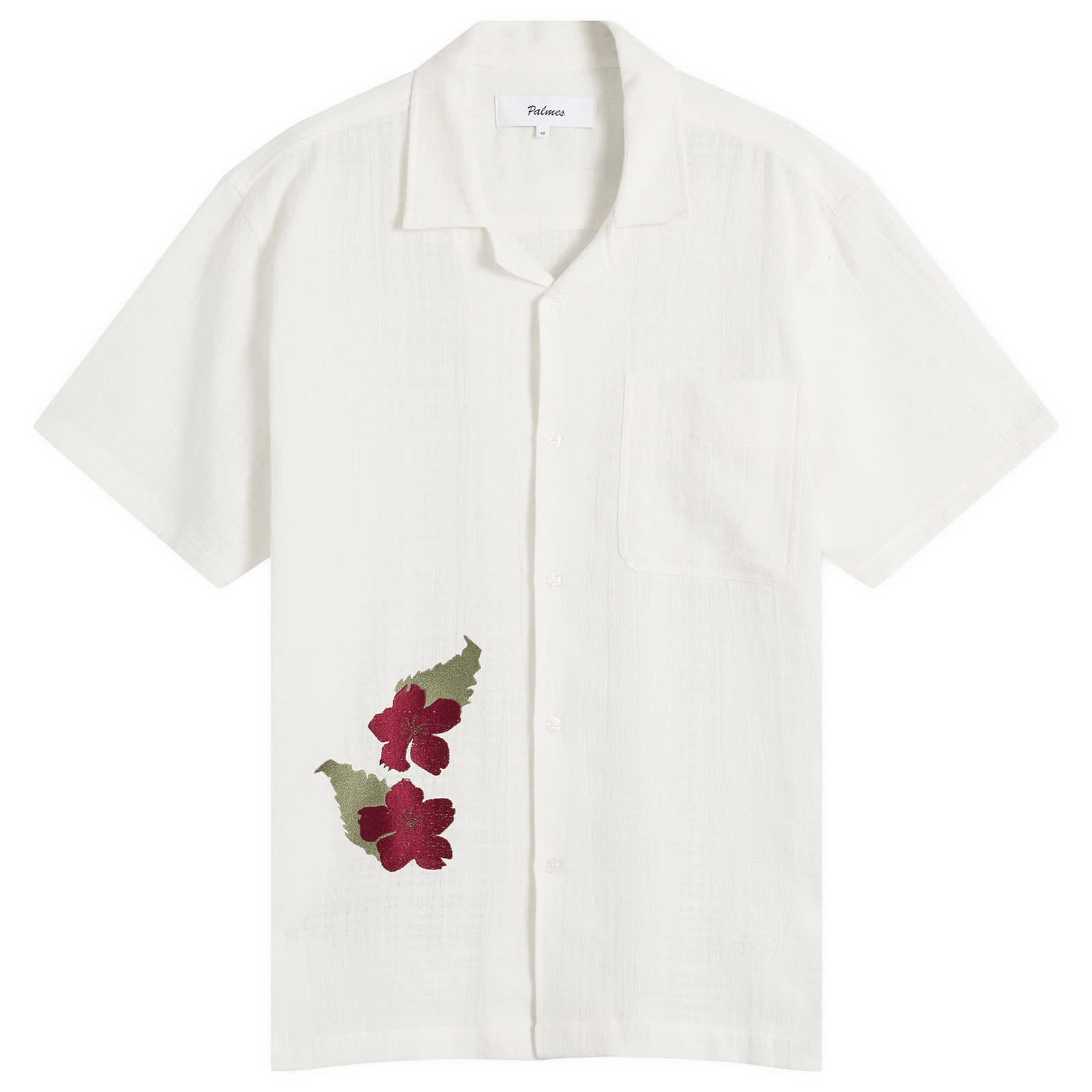 Palmes Men’s Ramus Camp-Collar Shirt Off-White