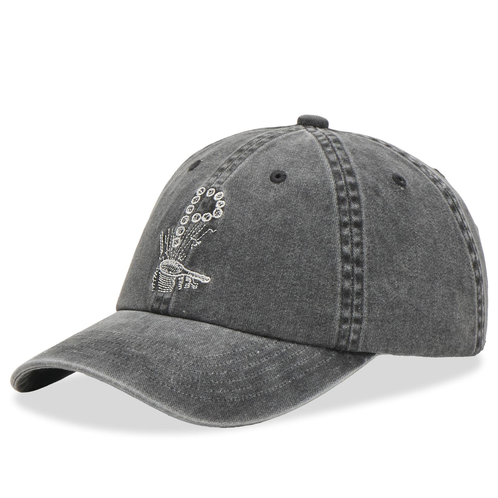 END. x Palmes Men's Racquet 6-Panel Cap in Charcoal 