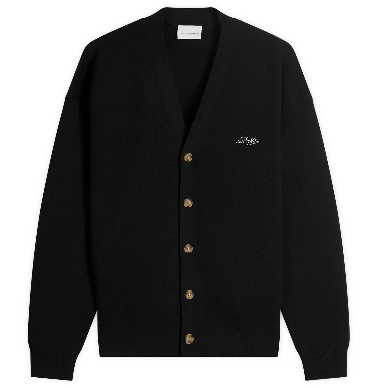 Drôle de Monsieur Men's Cardigan Black
