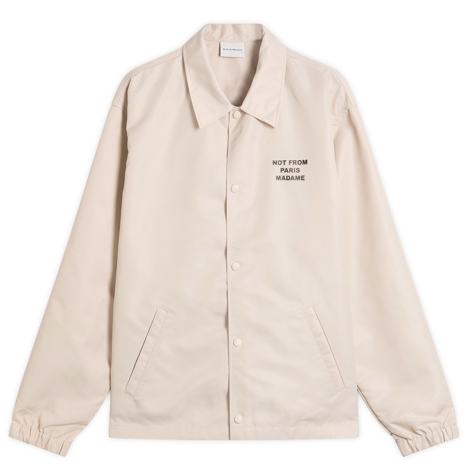 Drôle De Monsieur Men's Mastic Slogan Coach Jacket