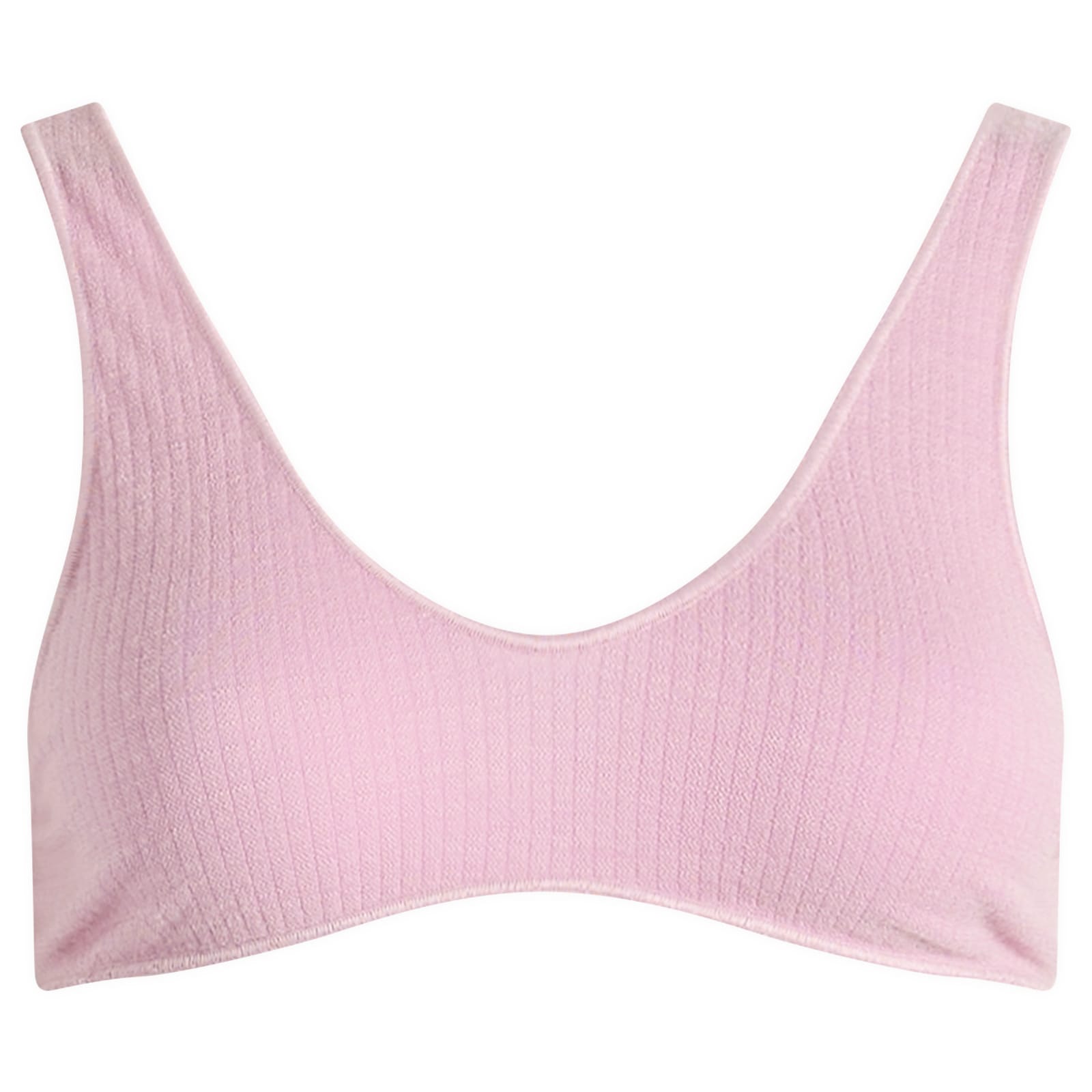 SKIMS Women's Seamless Sheer Wool Bralette in Halite, Size XX-Small