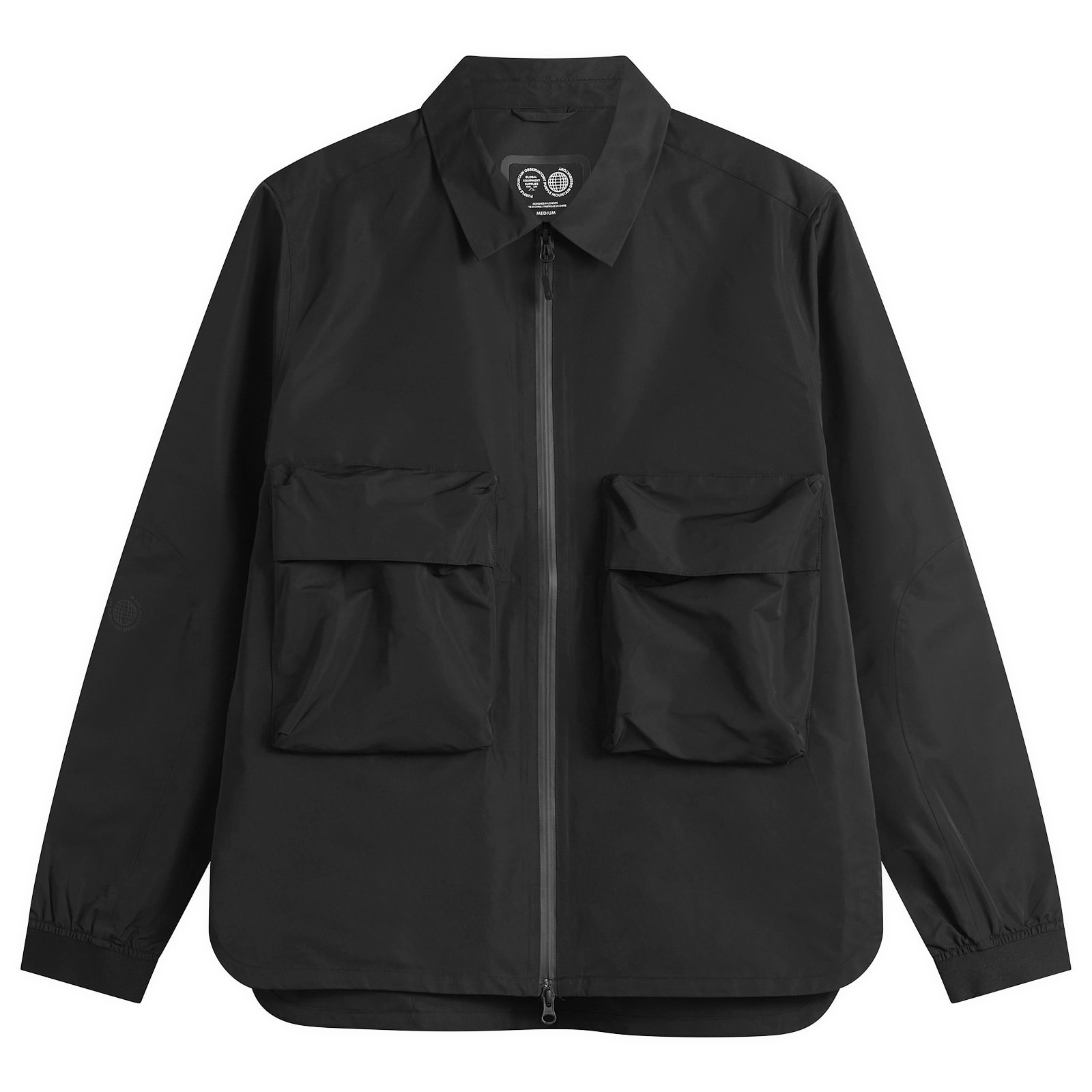 Purple Mountain Observatory — Purple Mountain Observatory Men's Climate Shirt Jacket in Black, Size Medium