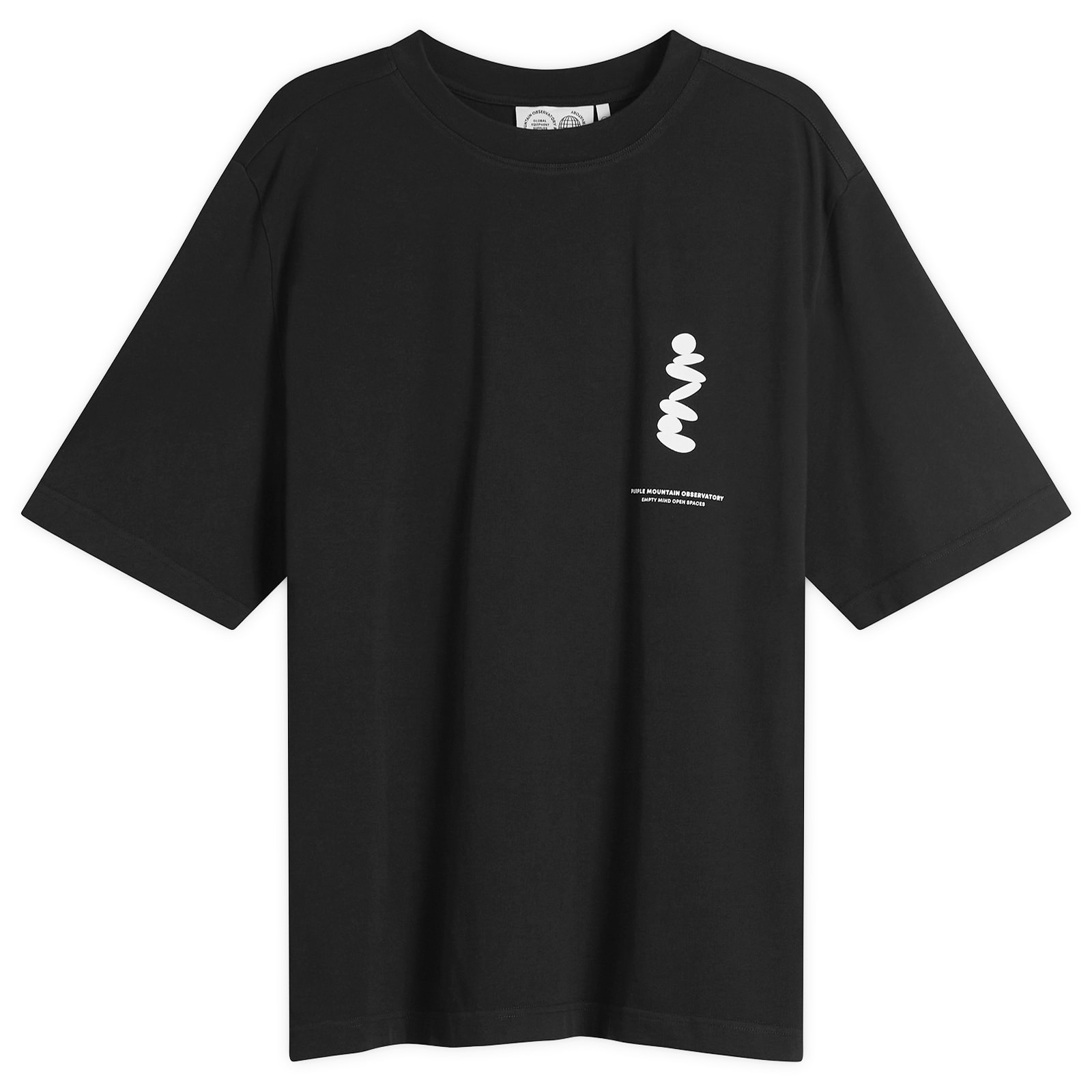 Purple Mountain Observatory — Purple Mountain Observatory Men's Boulder T-Shirt in Black, Size Small