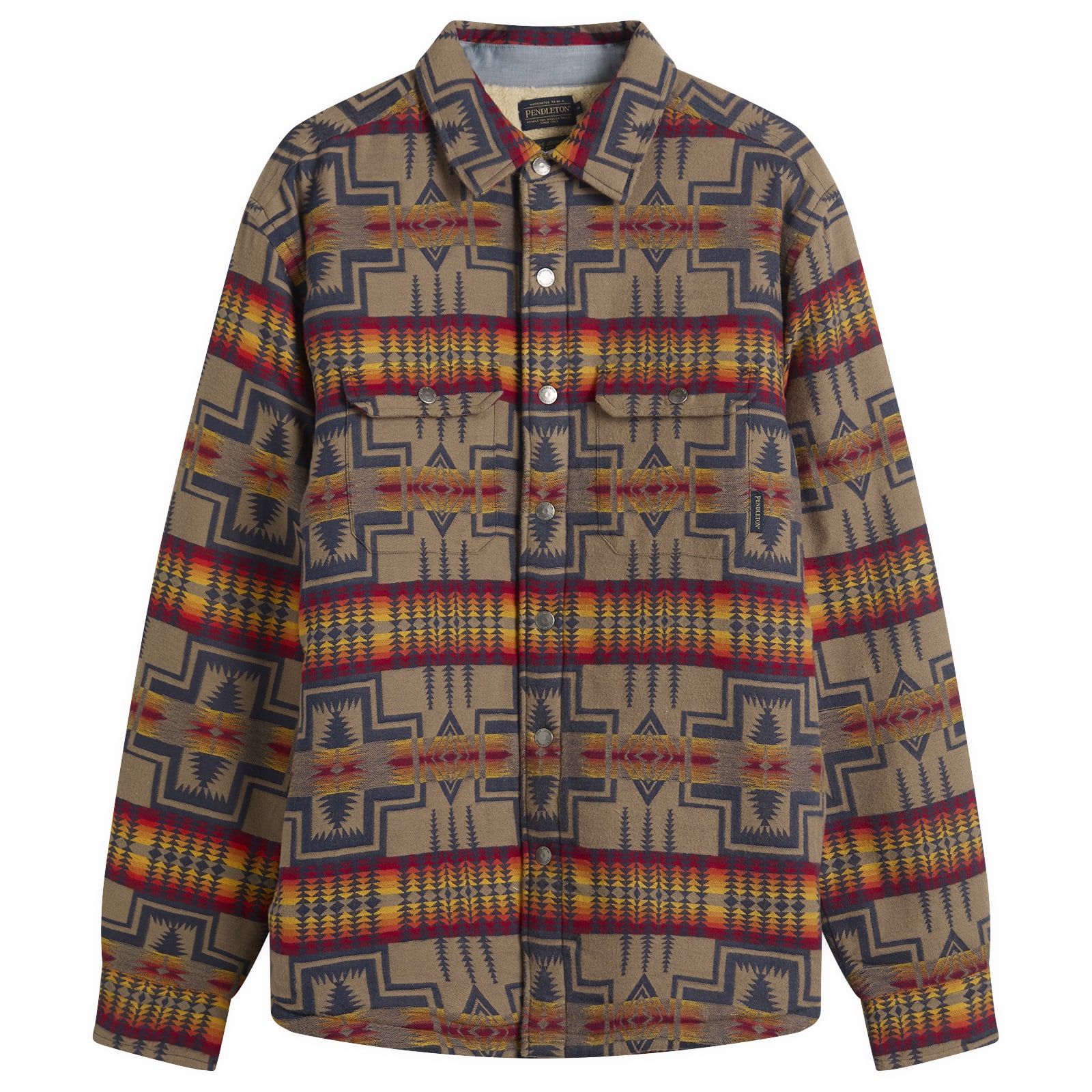 Pendleton Men’s Bay City Overshirt Harding Navy