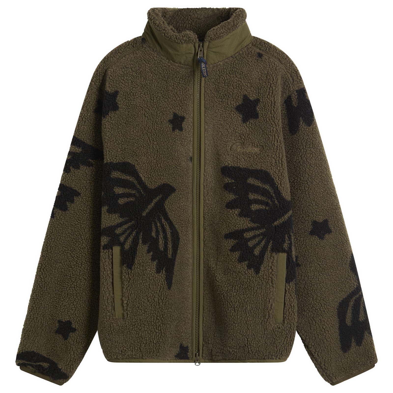 Pendleton Men’s Jacquard Fleece Jacket Star Bird