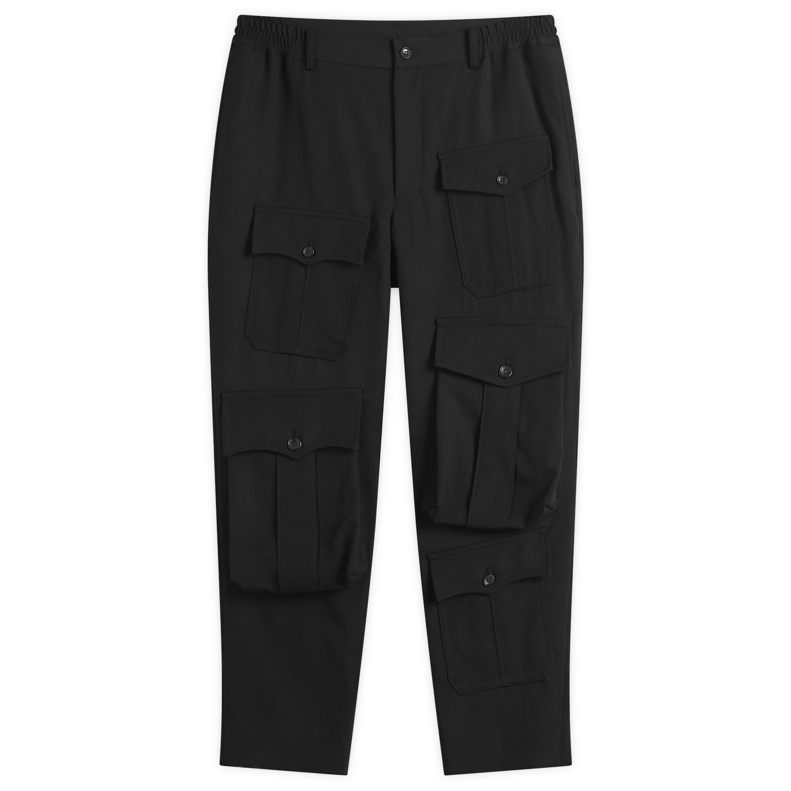 Comme des Garçons Homme Plus Men's Multi Pocket Cargo in Black, Size Large