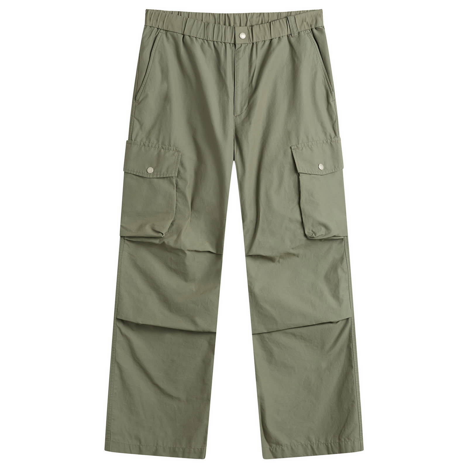 Snow Peak — Men's Light Dobby Cloth Trousers in Forage, Size Small