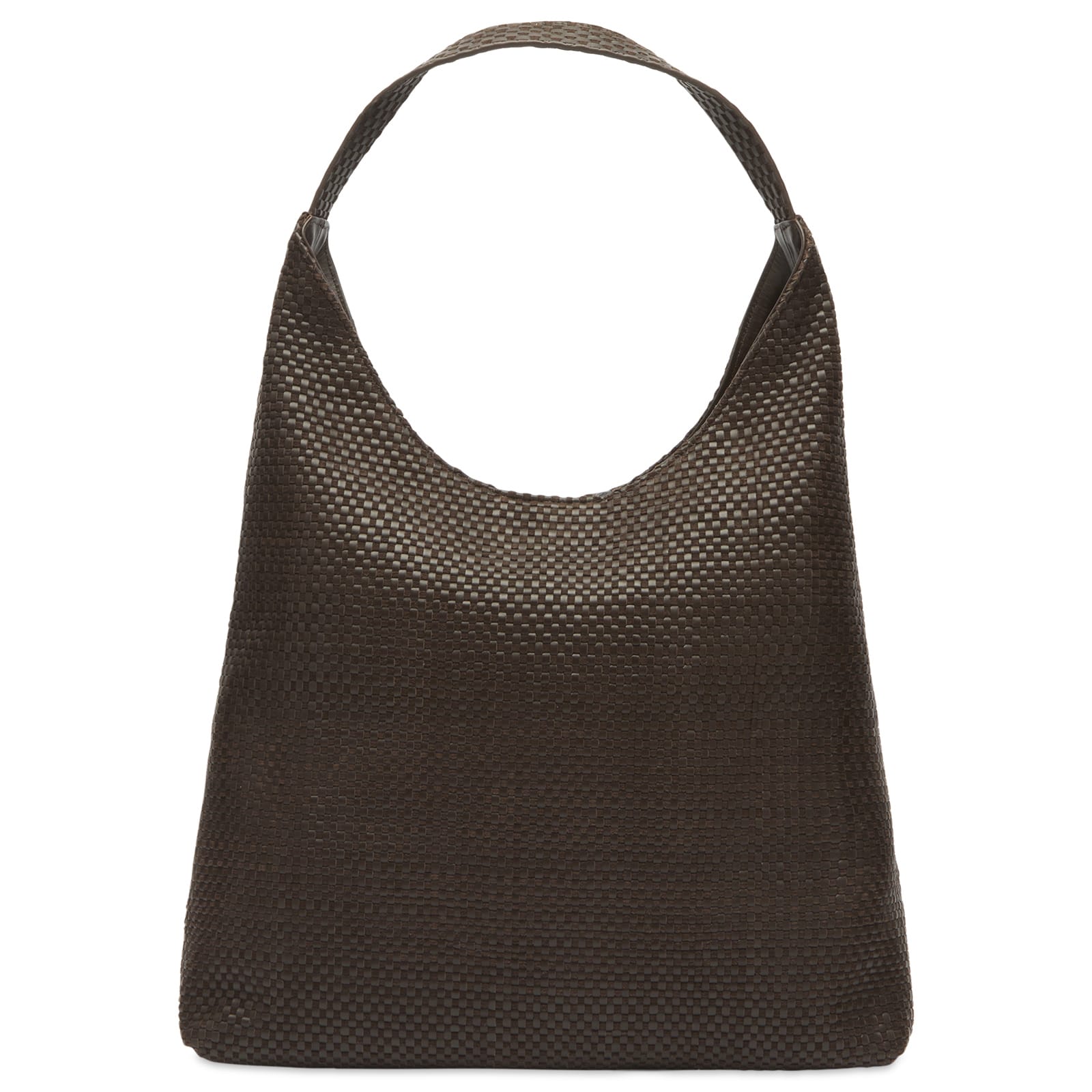 ST. Agni Women's Lattice Weave Large Tote in Coffee
