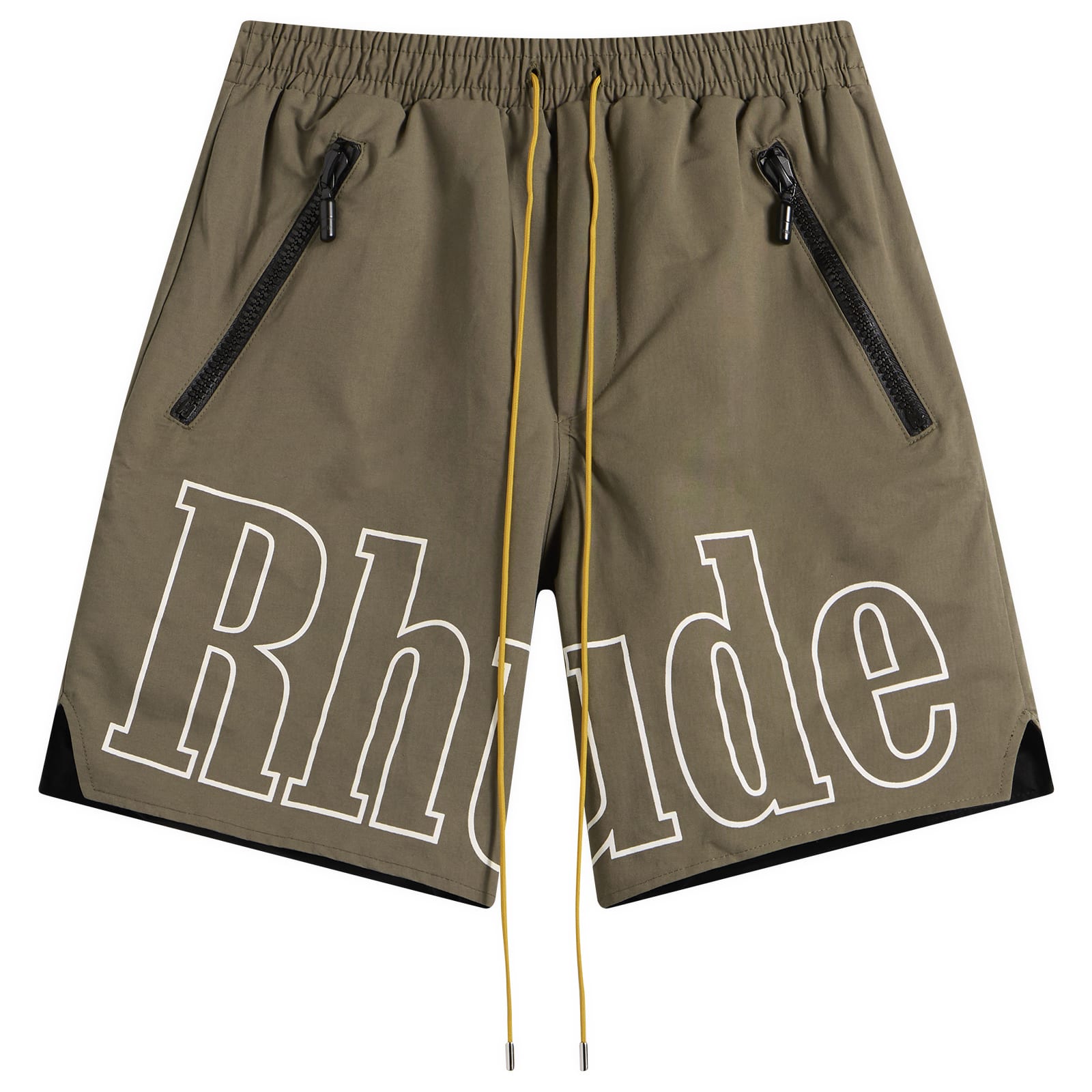 Rhude Men’s Logo Shorts Taupe