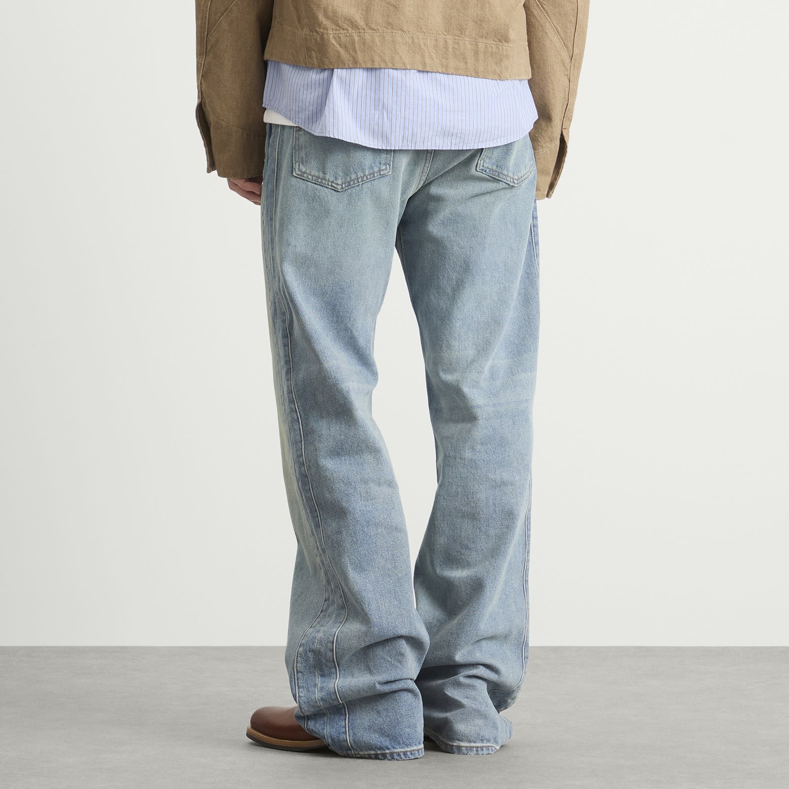 Rhude 릴랙스 트랙세도 데님 진