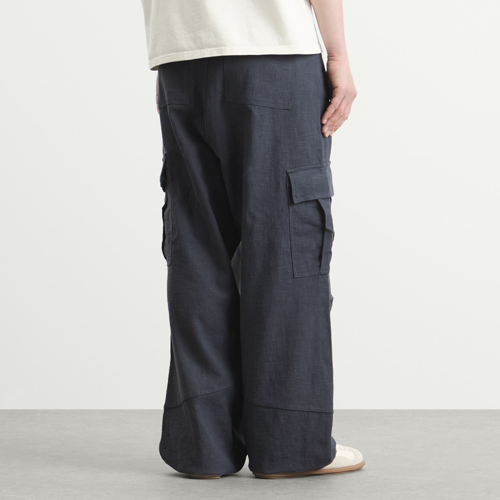 Rhude 리넨 패러슈트 팬츠